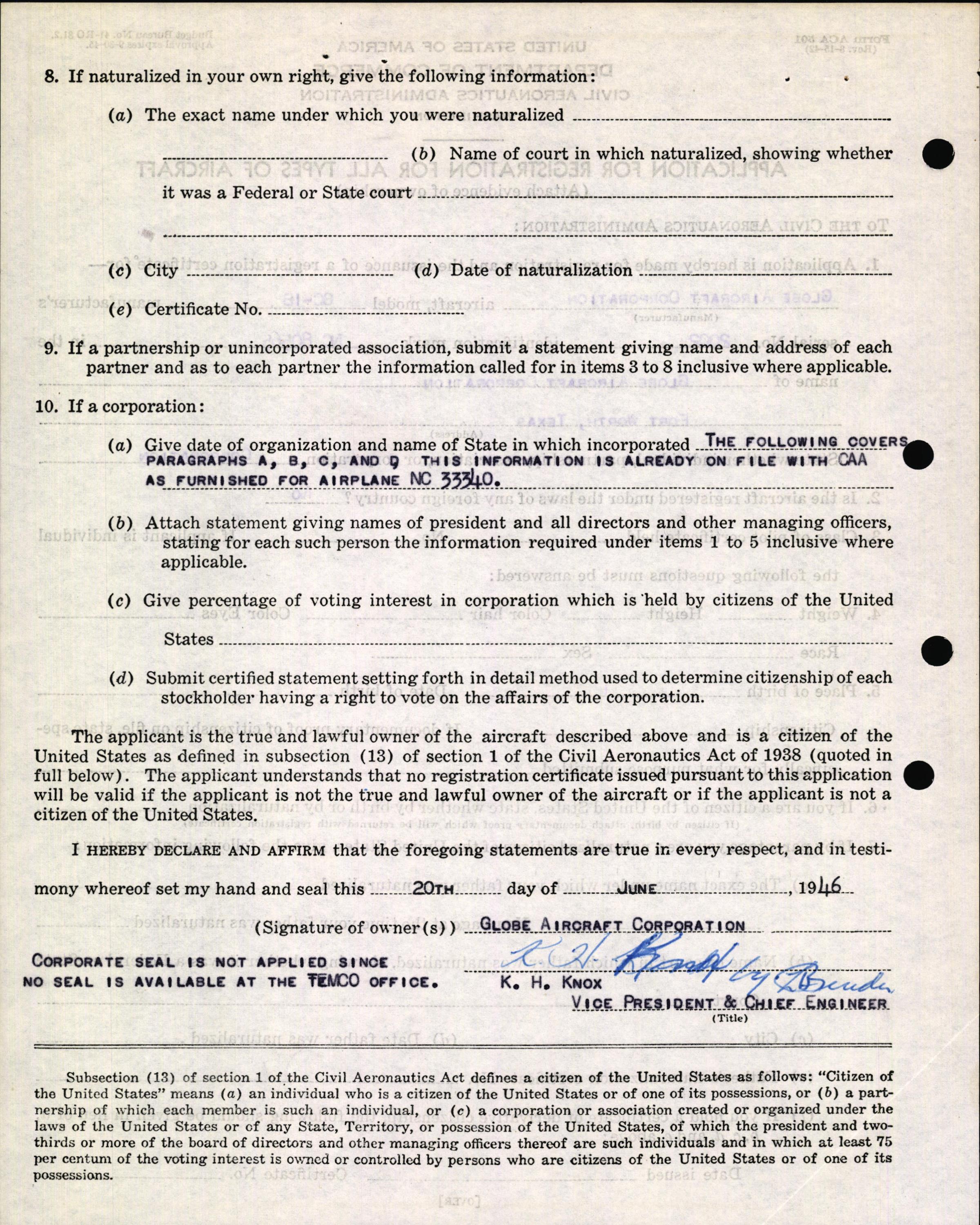 Sample page 8 from AirCorps Library document: Technical Information for Serial Number 2002
