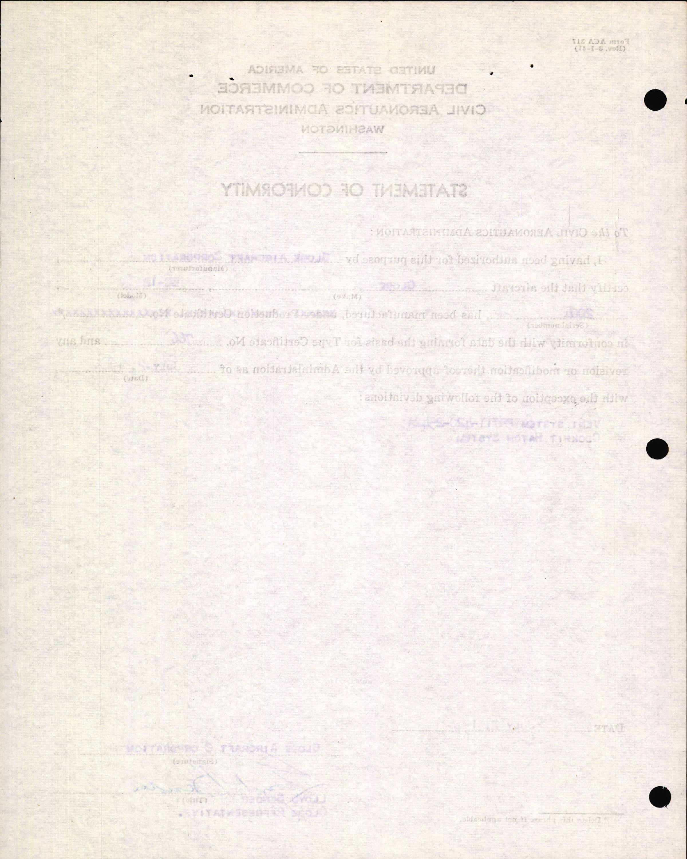 Sample page 6 from AirCorps Library document: Technical Information for Serial Number 2004