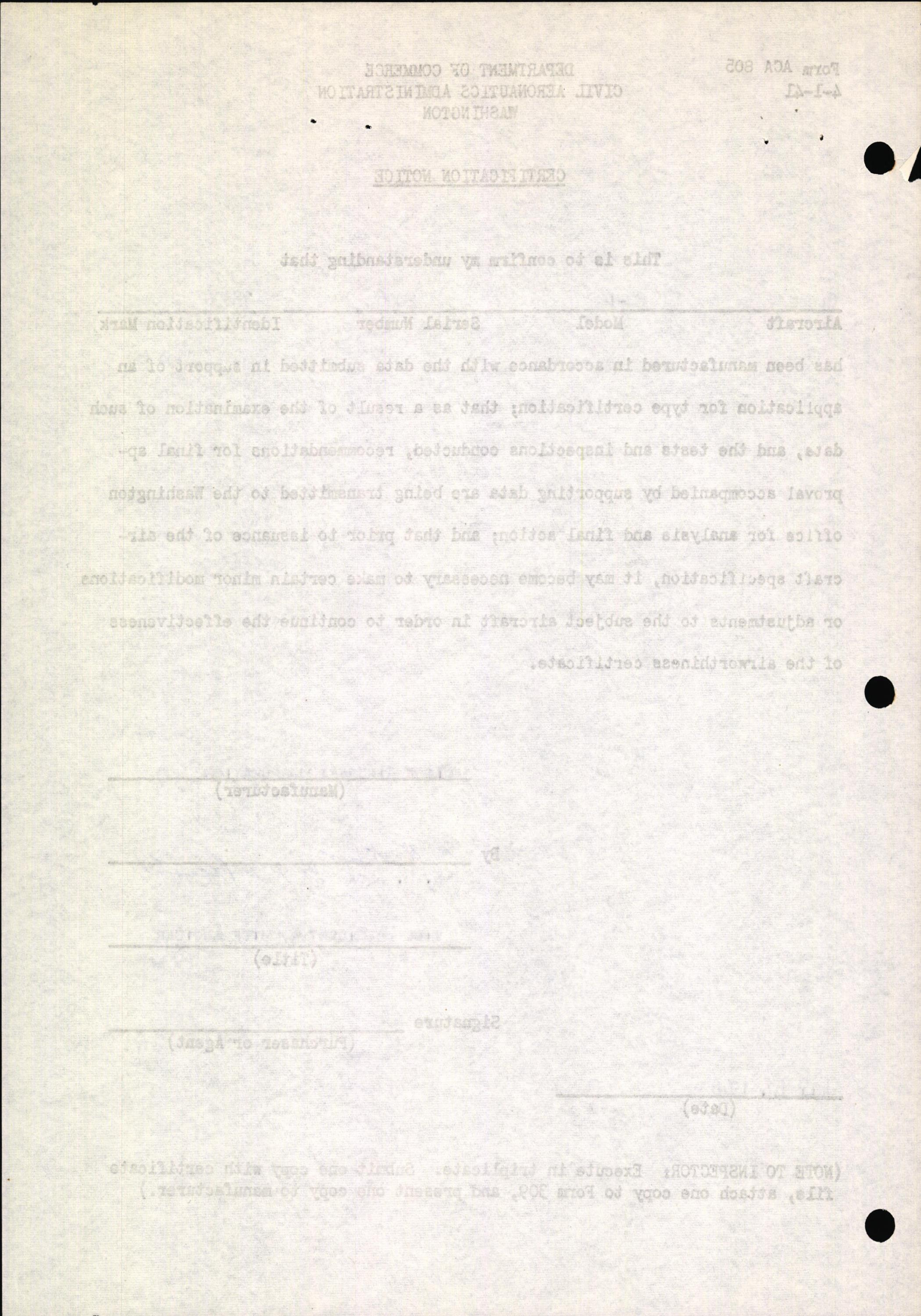 Sample page 6 from AirCorps Library document: Technical Information for Serial Number 2006