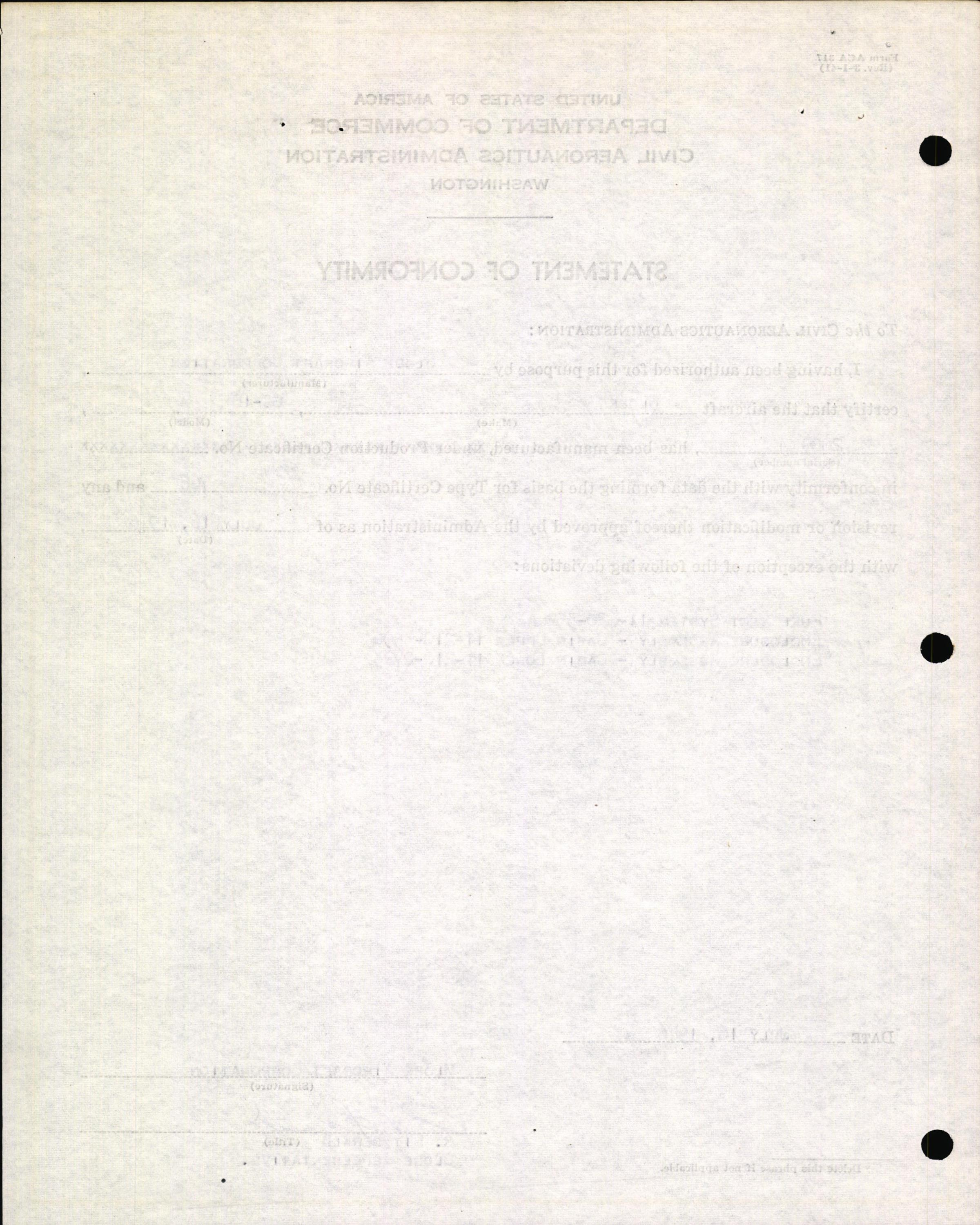 Sample page 8 from AirCorps Library document: Technical Information for Serial Number 2009
