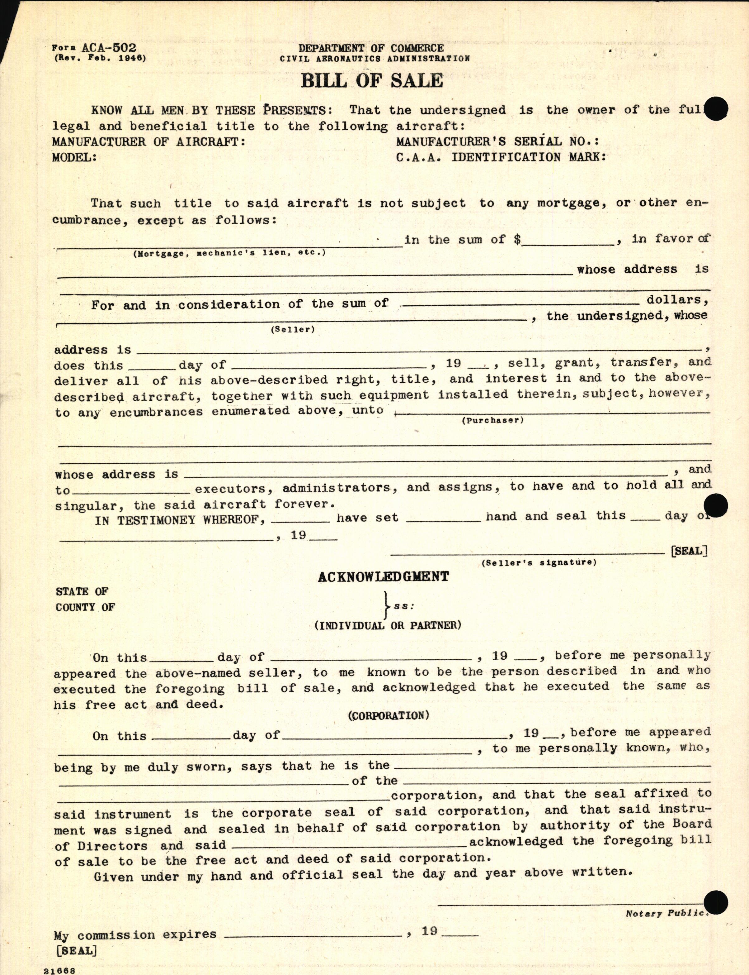 Sample page 2 from AirCorps Library document: Technical Information for Serial Number 2010