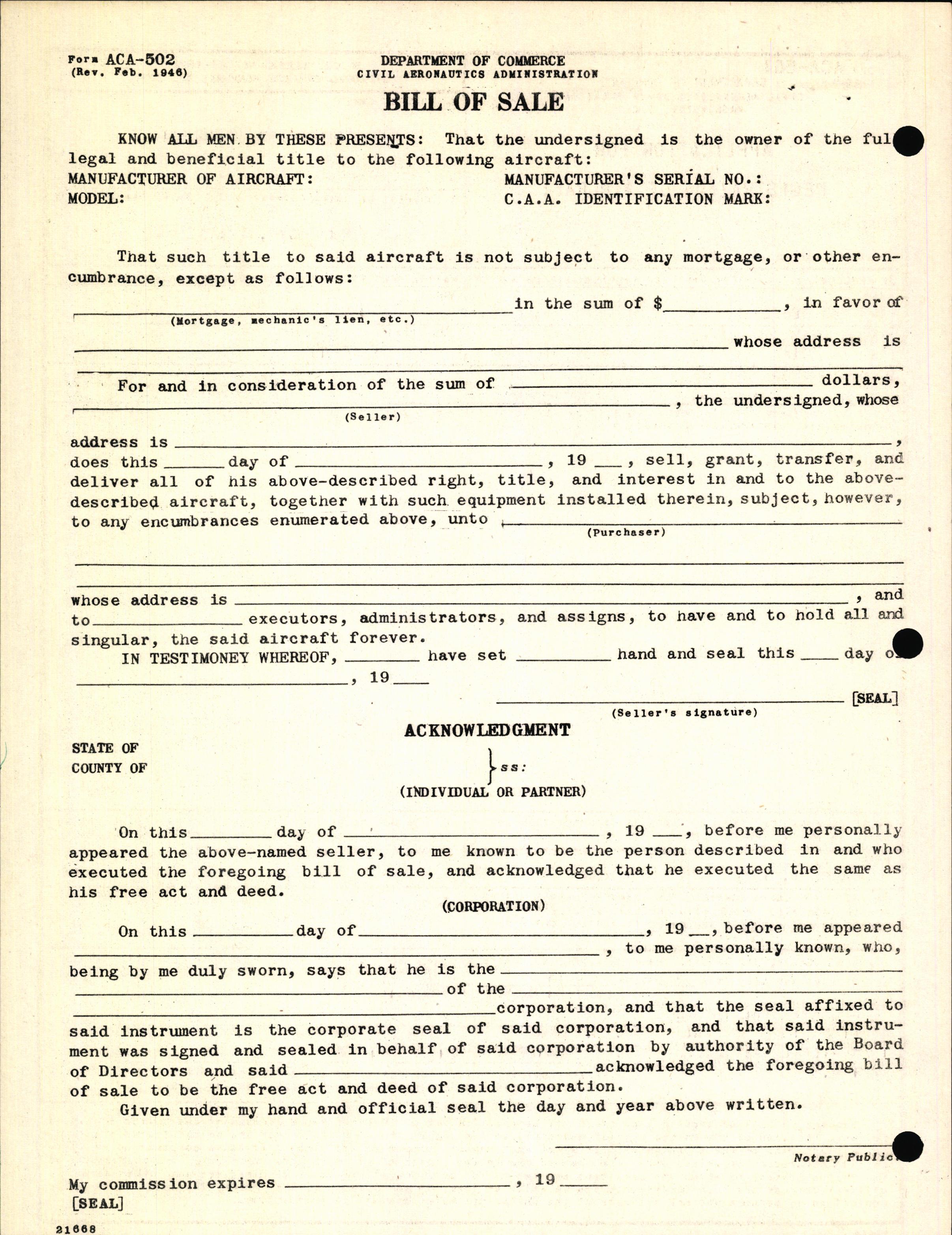 Sample page 2 from AirCorps Library document: Technical Information for Serial Number 2011