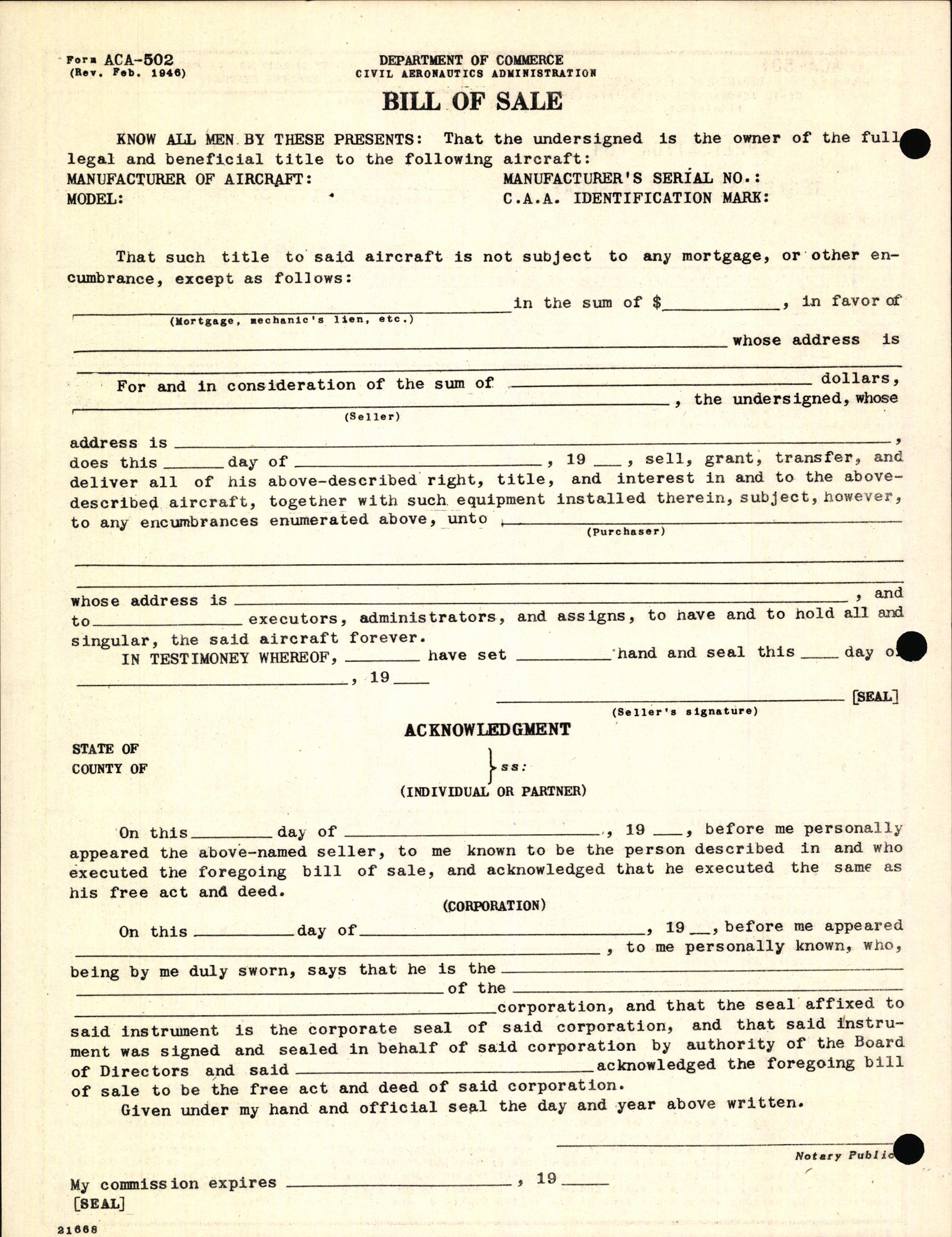 Sample page 6 from AirCorps Library document: Technical Information for Serial Number 2014