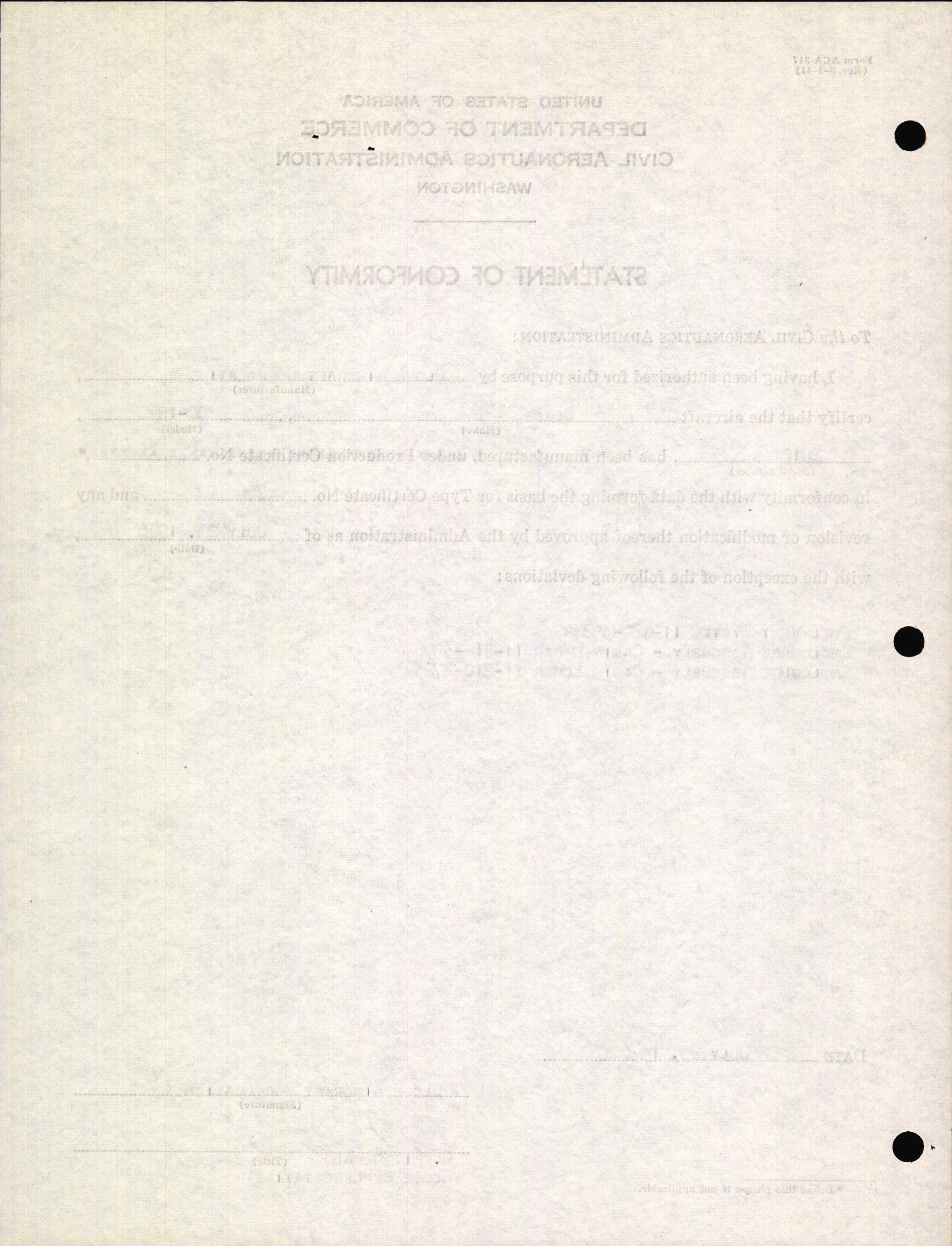 Sample page 4 from AirCorps Library document: Technical Information for Serial Number 2015