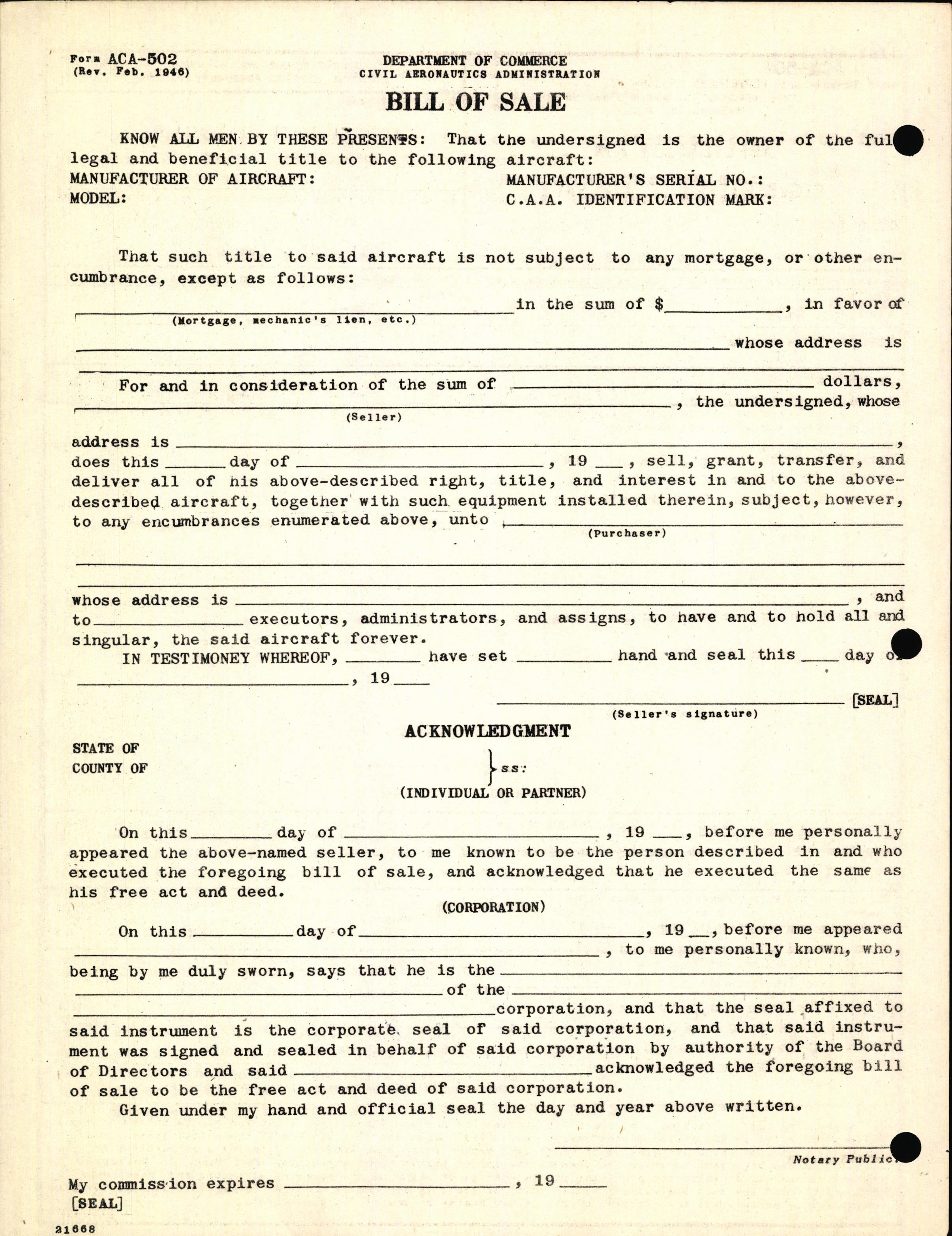 Sample page 2 from AirCorps Library document: Technical Information for Serial Number 2017