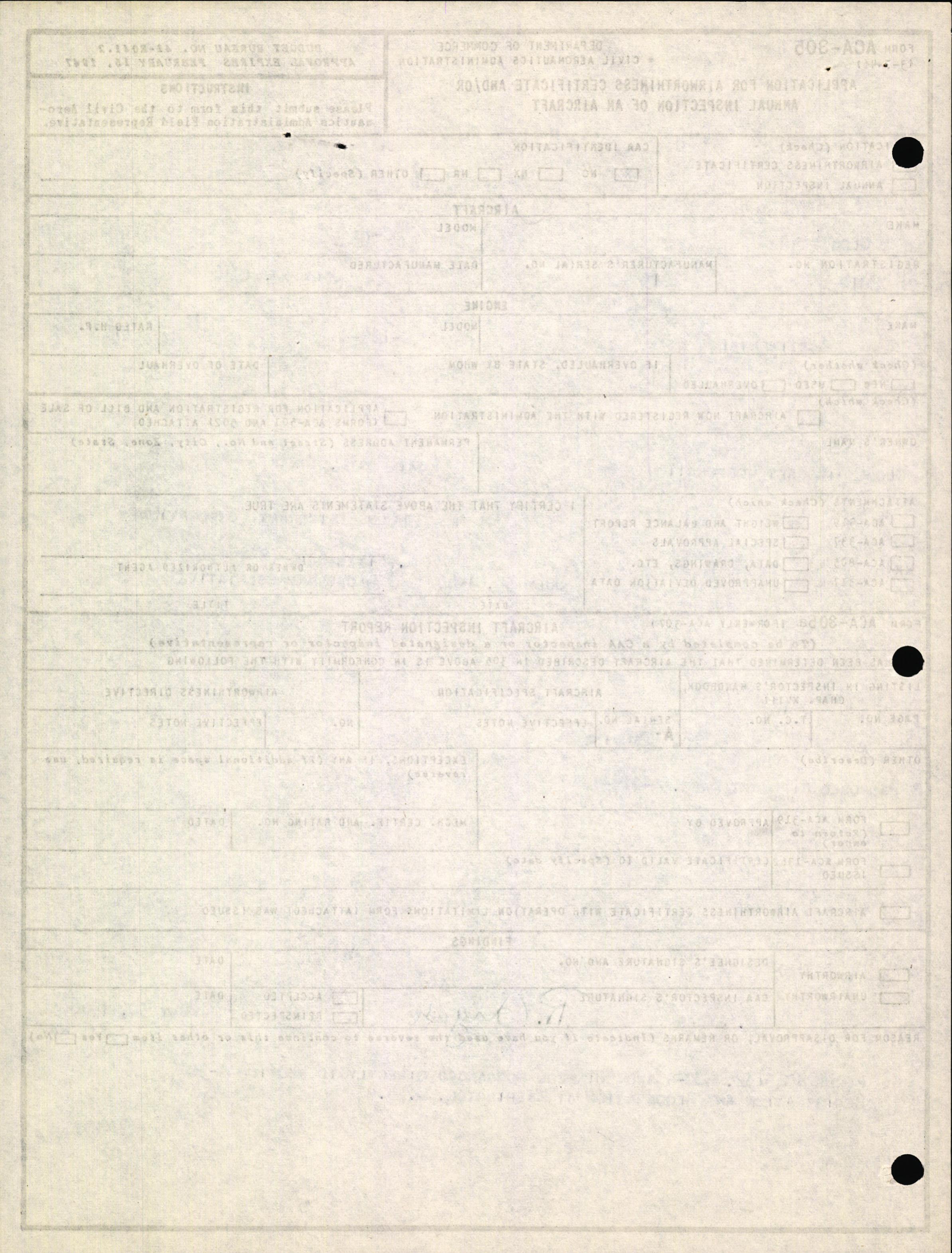 Sample page 2 from AirCorps Library document: Technical Information for Serial Number 2019