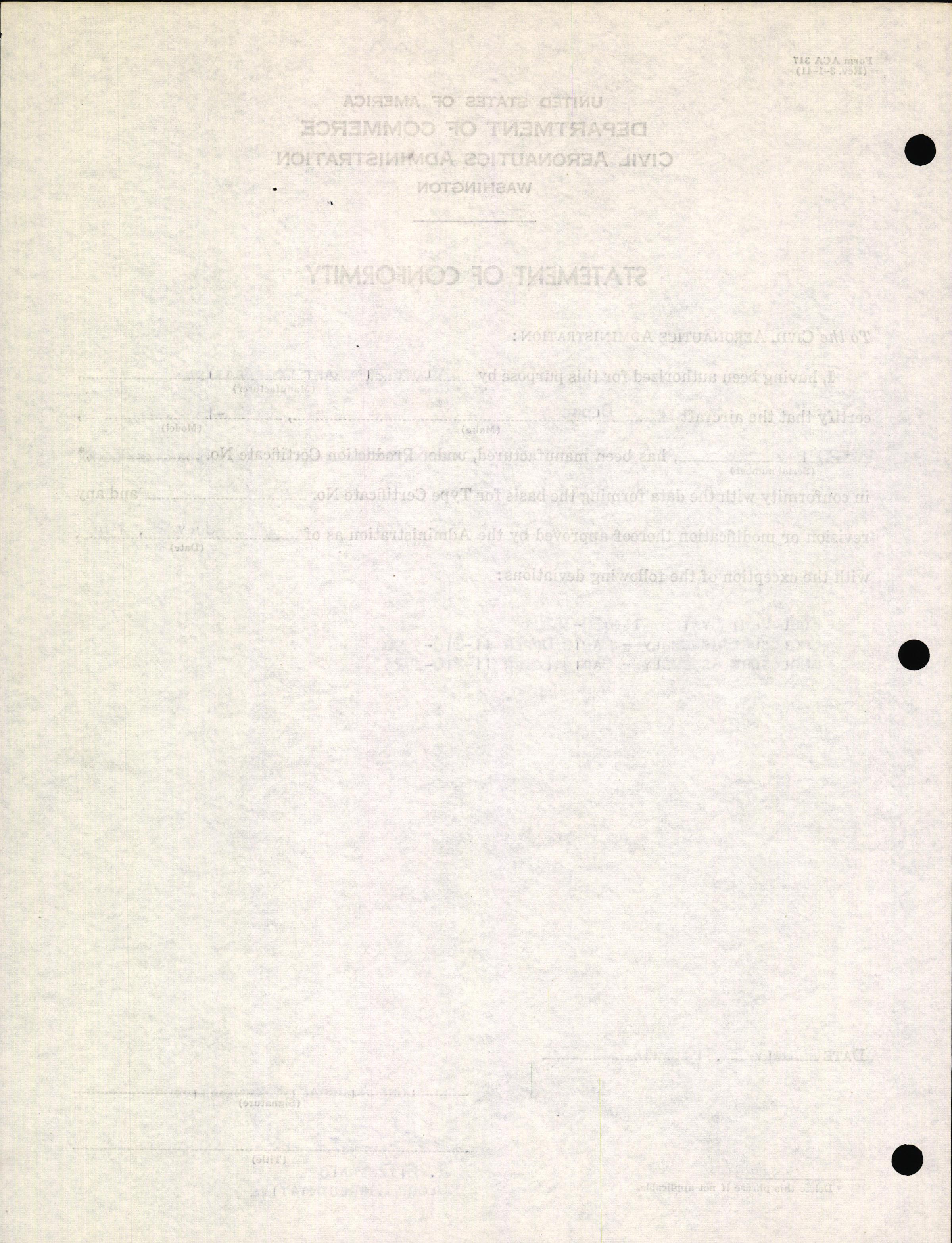 Sample page 6 from AirCorps Library document: Technical Information for Serial Number 2021