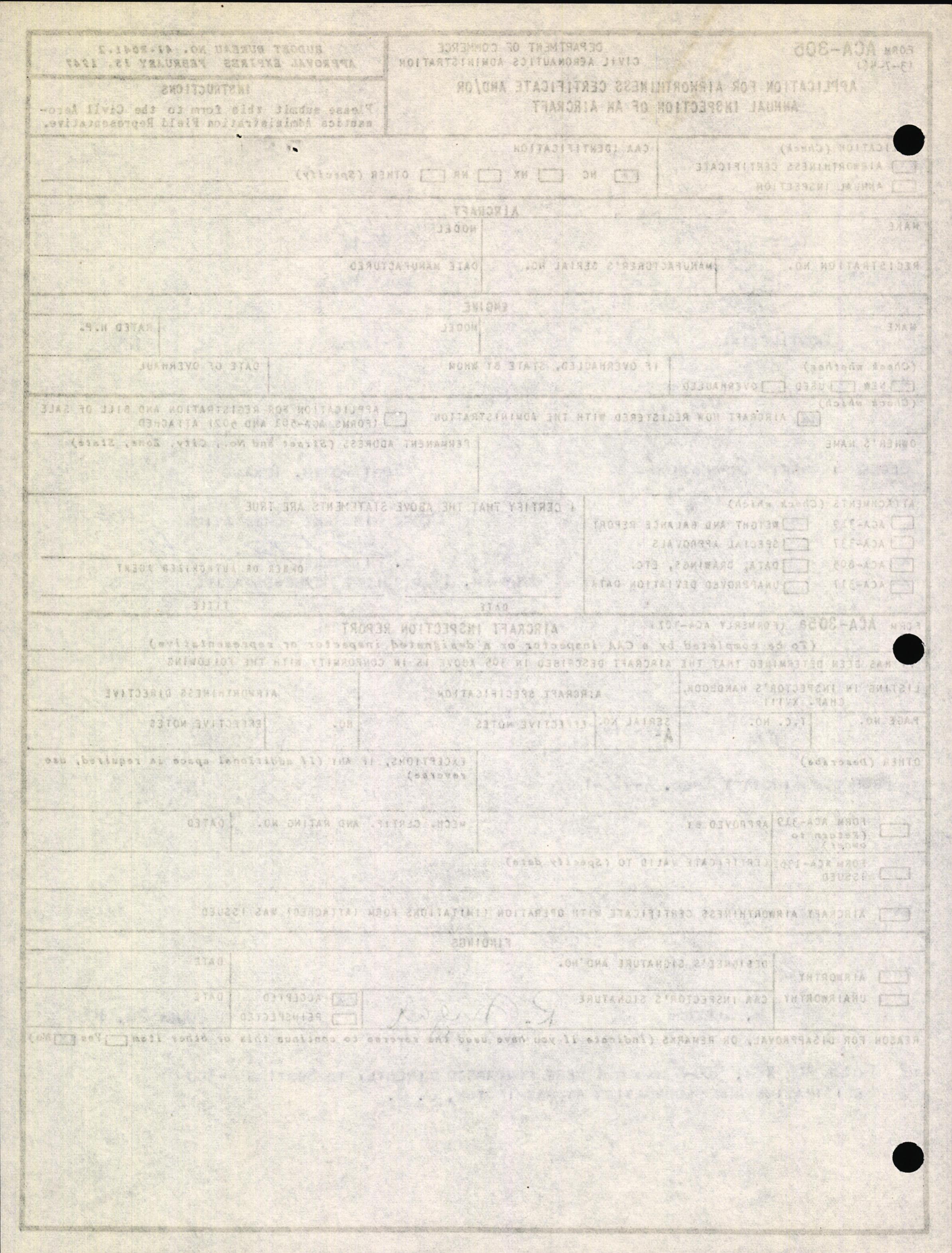 Sample page 4 from AirCorps Library document: Technical Information for Serial Number 2023