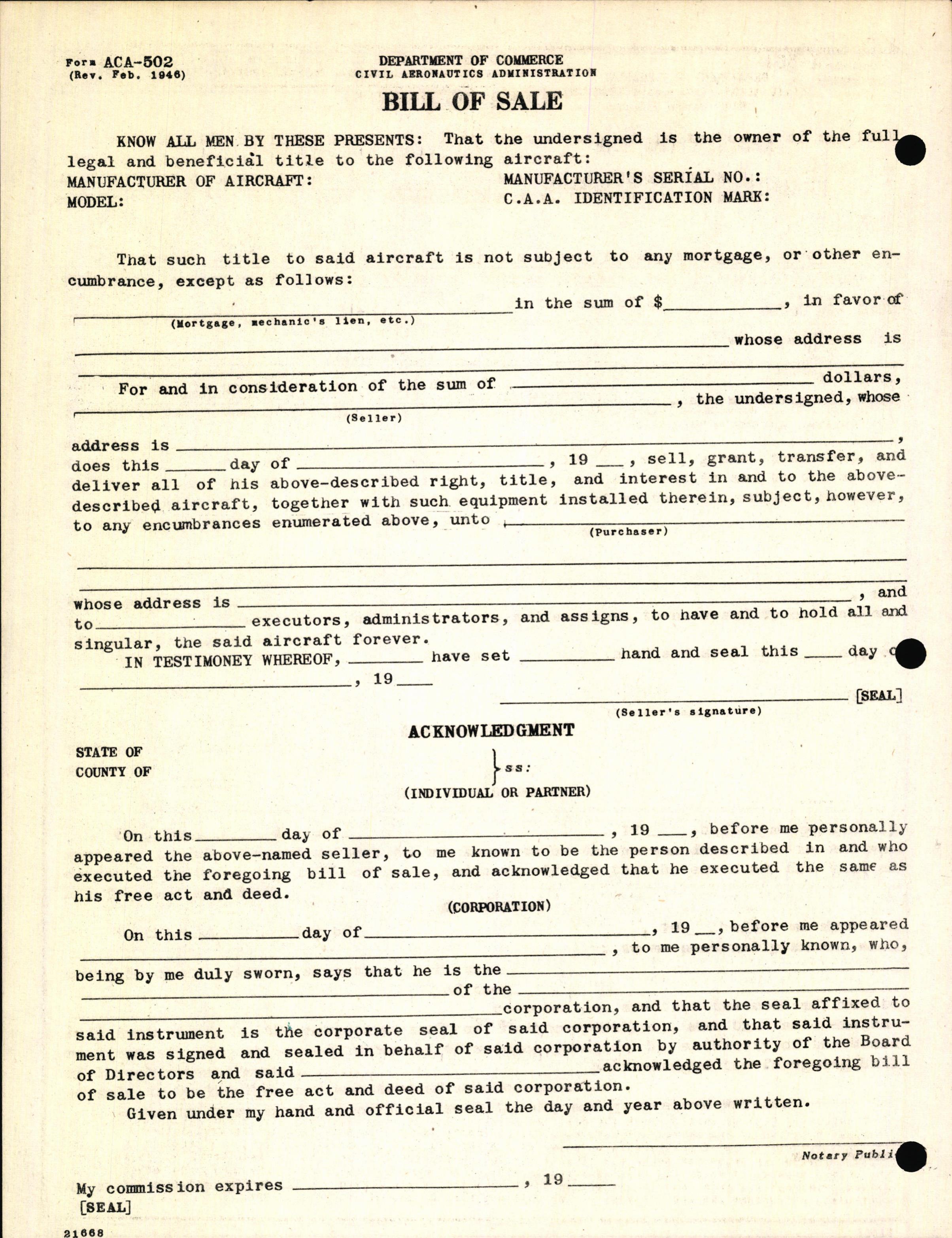 Sample page 4 from AirCorps Library document: Technical Information for Serial Number 2024