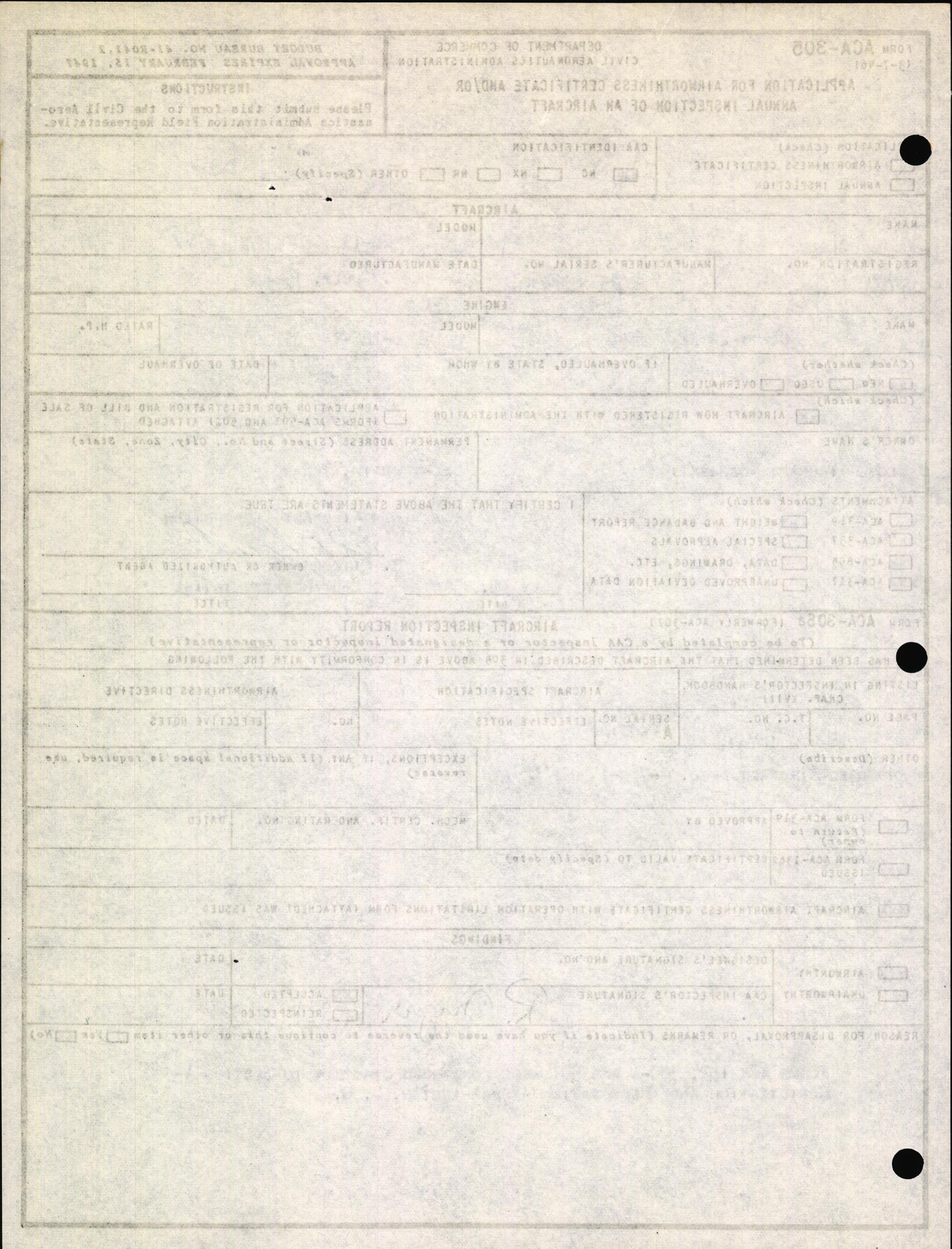 Sample page 4 from AirCorps Library document: Technical Information for Serial Number 2025