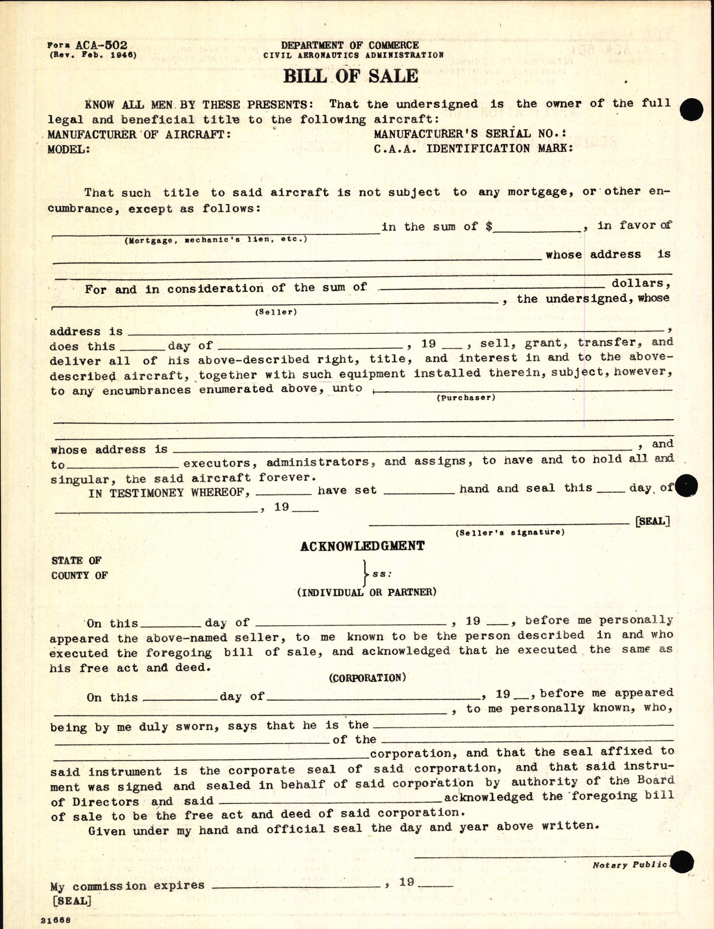 Sample page 4 from AirCorps Library document: Technical Information for Serial Number 2028