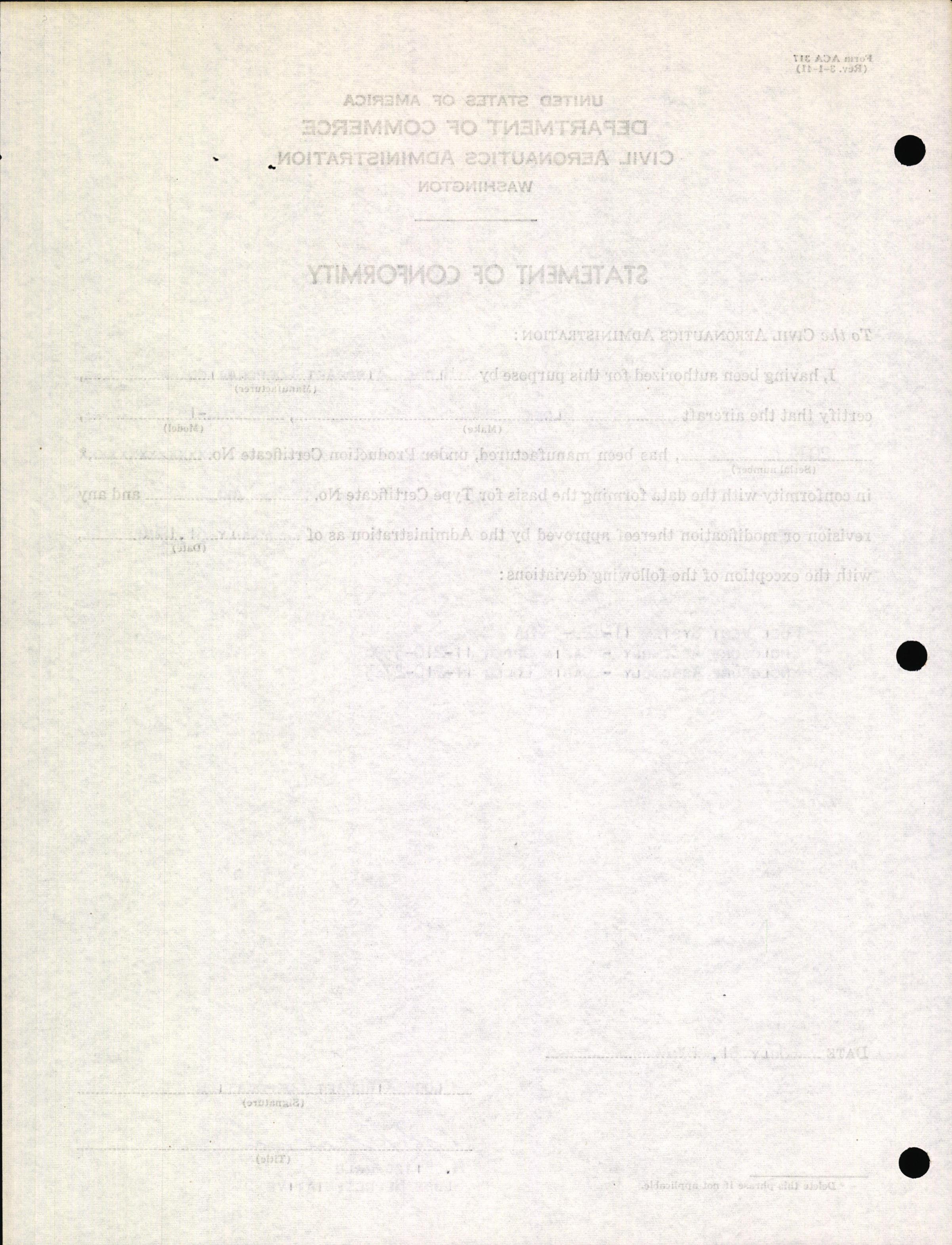 Sample page 4 from AirCorps Library document: Technical Information for Serial Number 2029