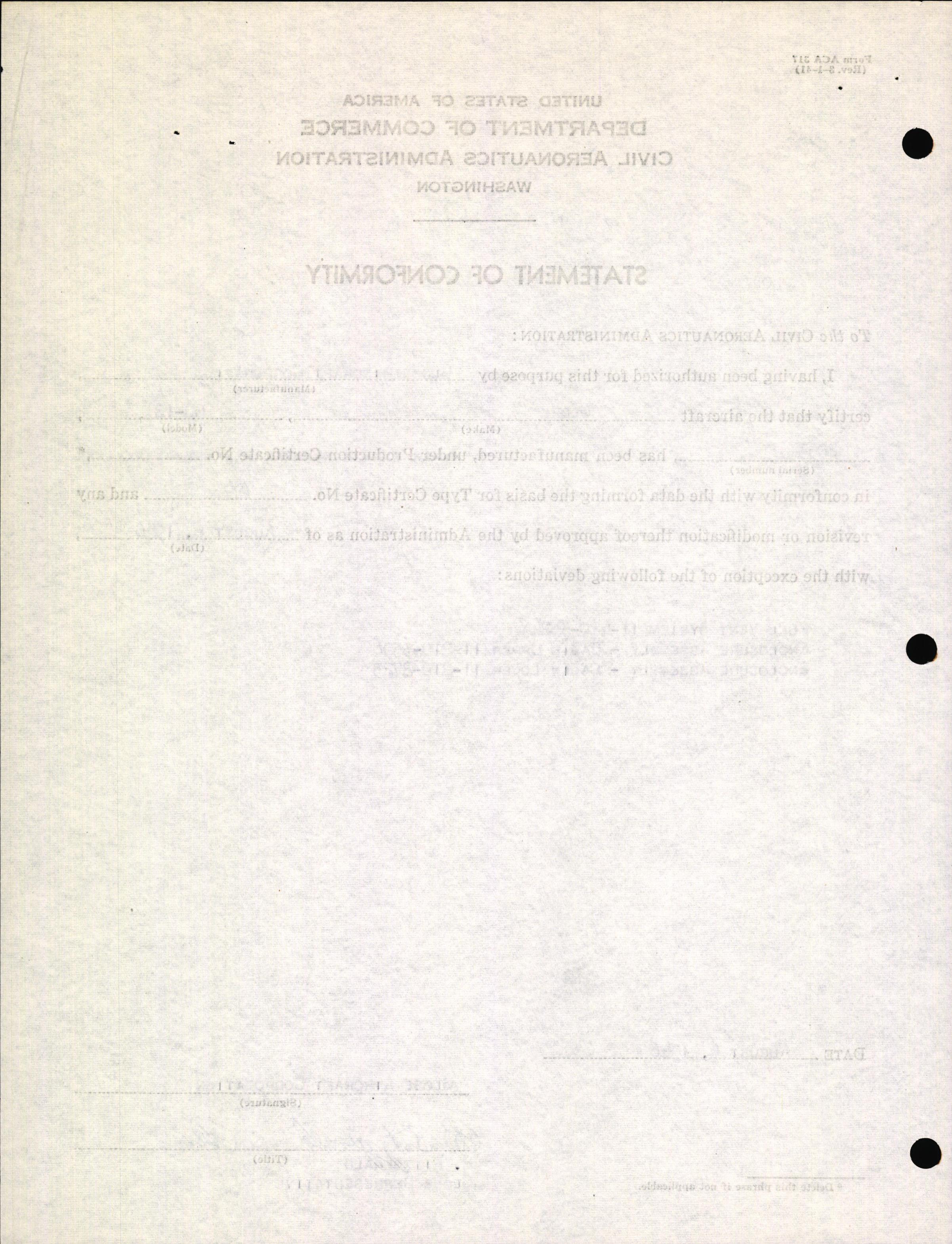 Sample page 4 from AirCorps Library document: Technical Information for Serial Number 2033