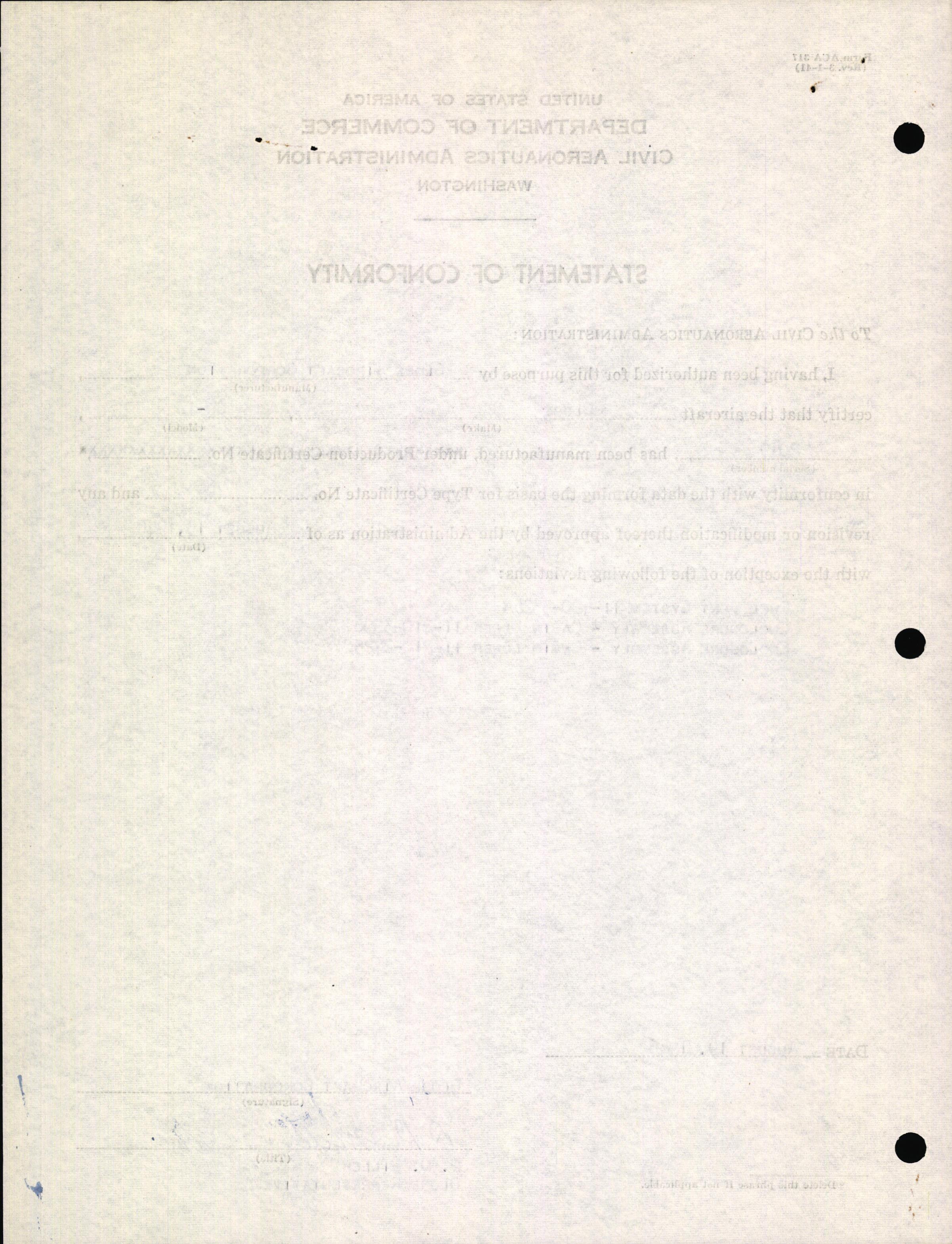 Sample page 2 from AirCorps Library document: Technical Information for Serial Number 2049
