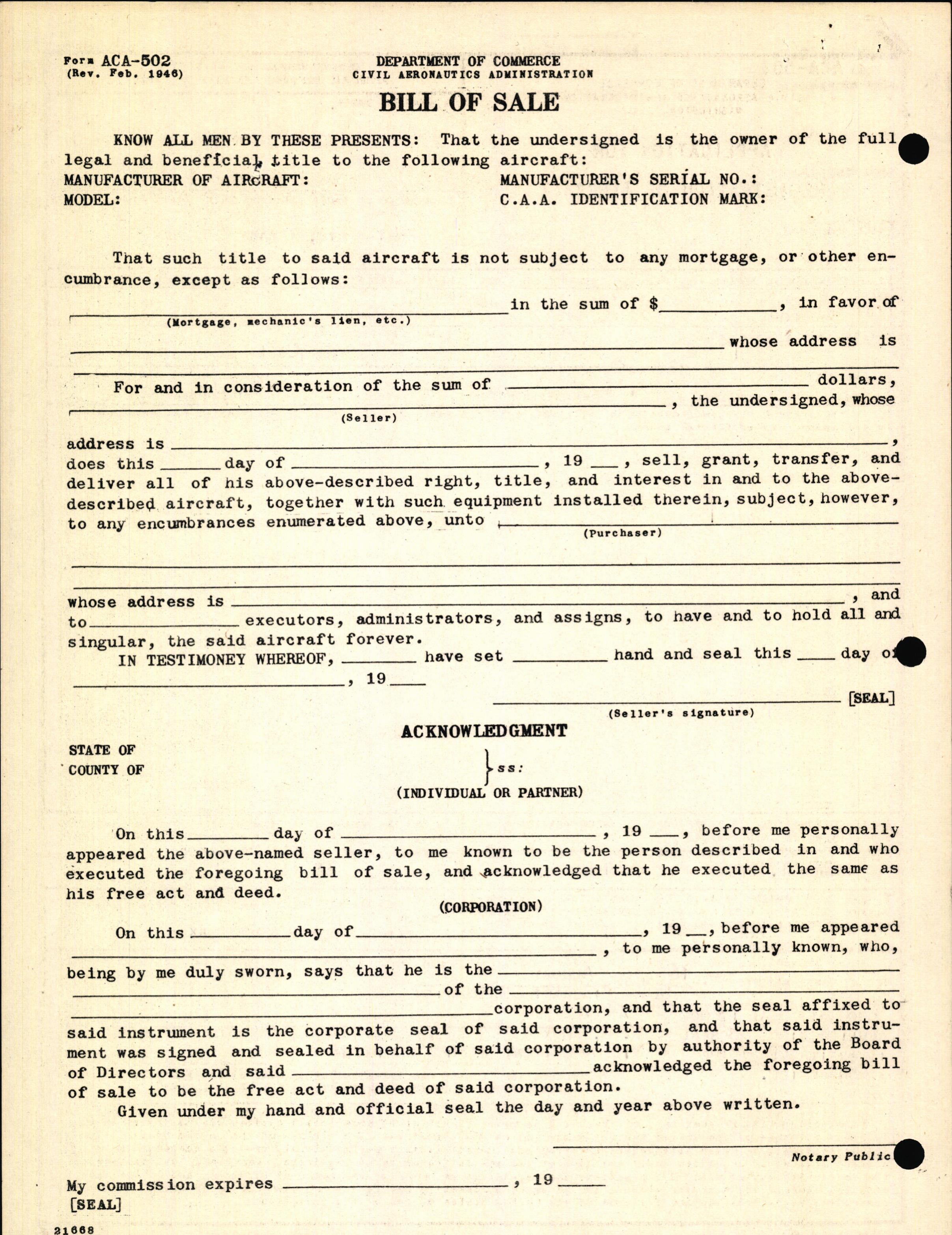 Sample page 4 from AirCorps Library document: Technical Information for Serial Number 2051