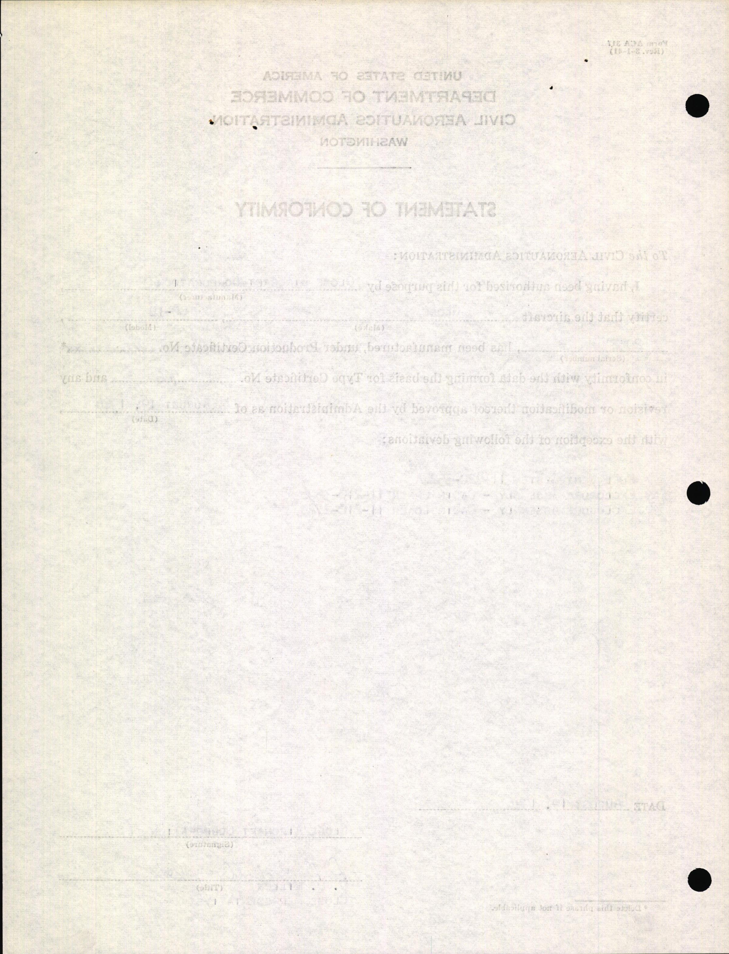 Sample page 4 from AirCorps Library document: Technical Information for Serial Number 2052
