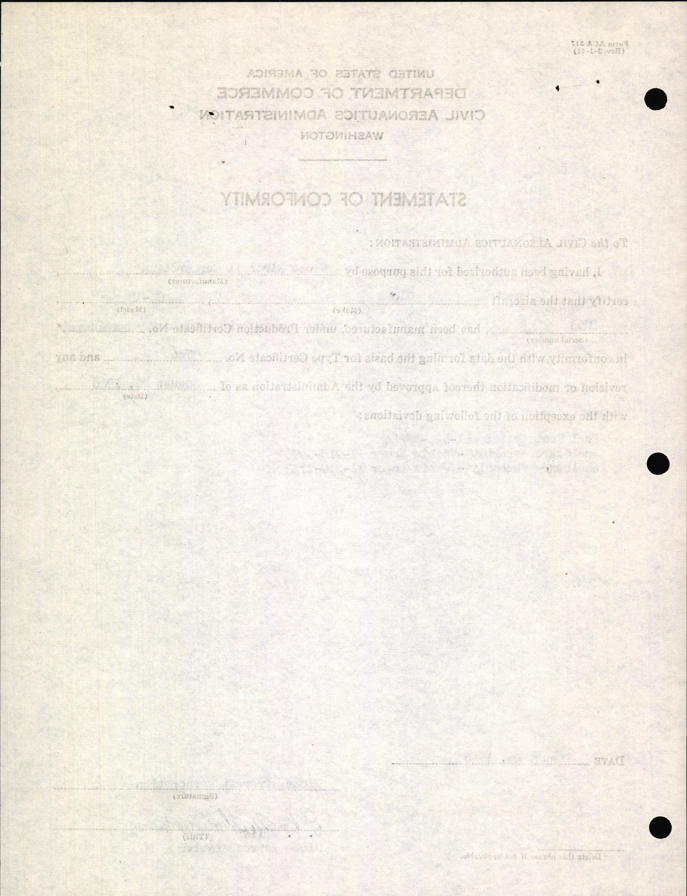 Sample page 2 from AirCorps Library document: Technical Information for Serial Number 2053