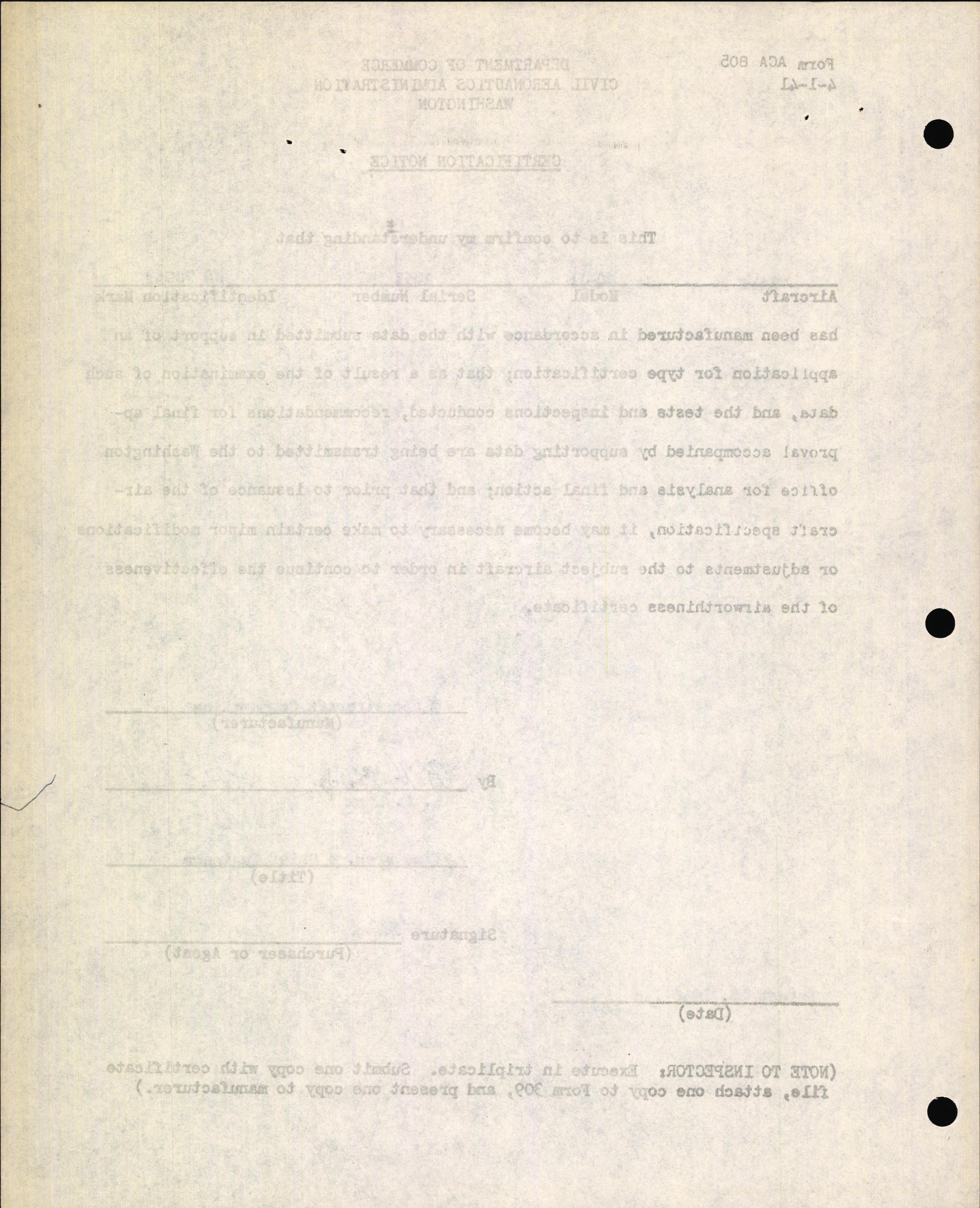Sample page 4 from AirCorps Library document: Technical Information for Serial Number 2053