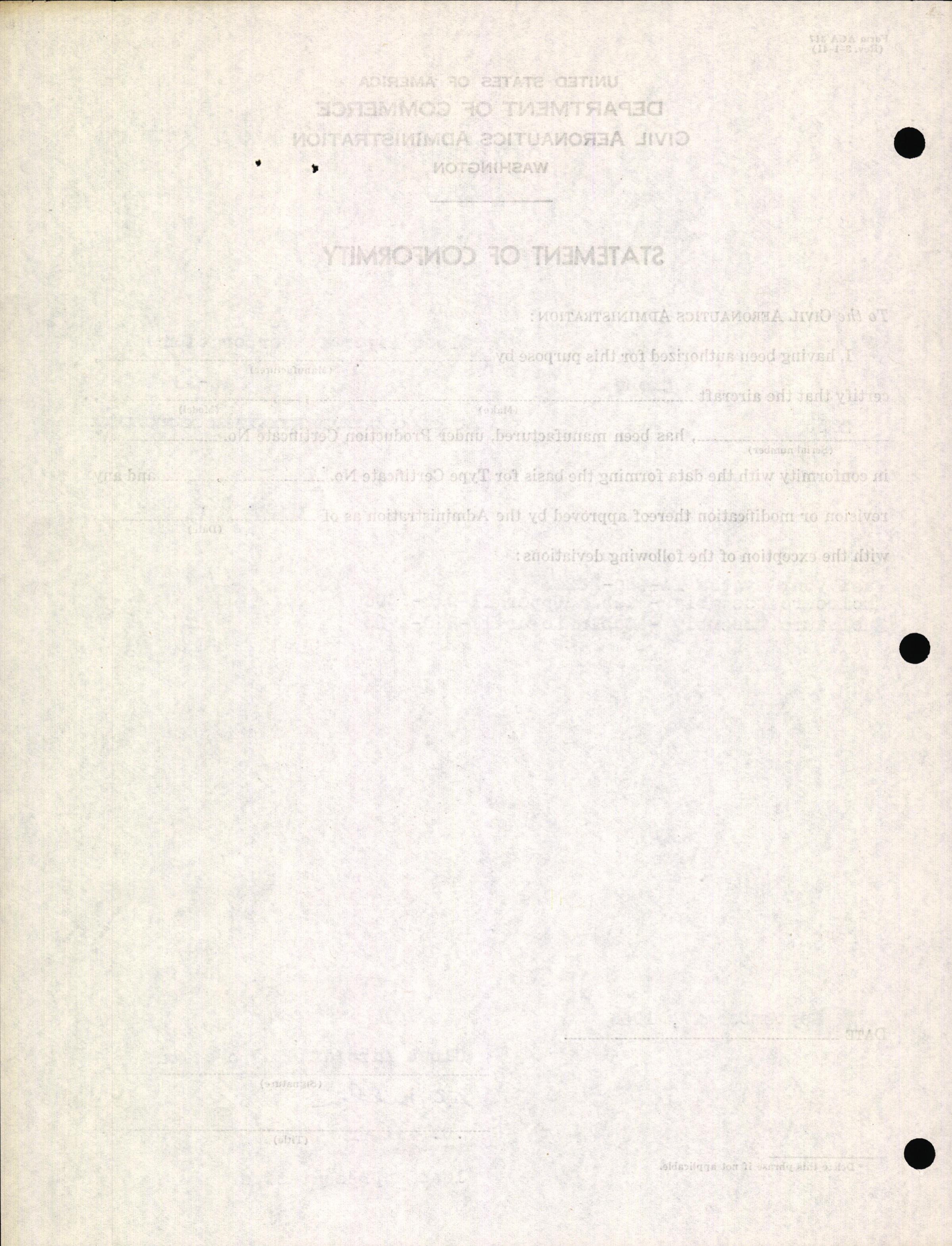 Sample page 4 from AirCorps Library document: Technical Information for Serial Number 2055