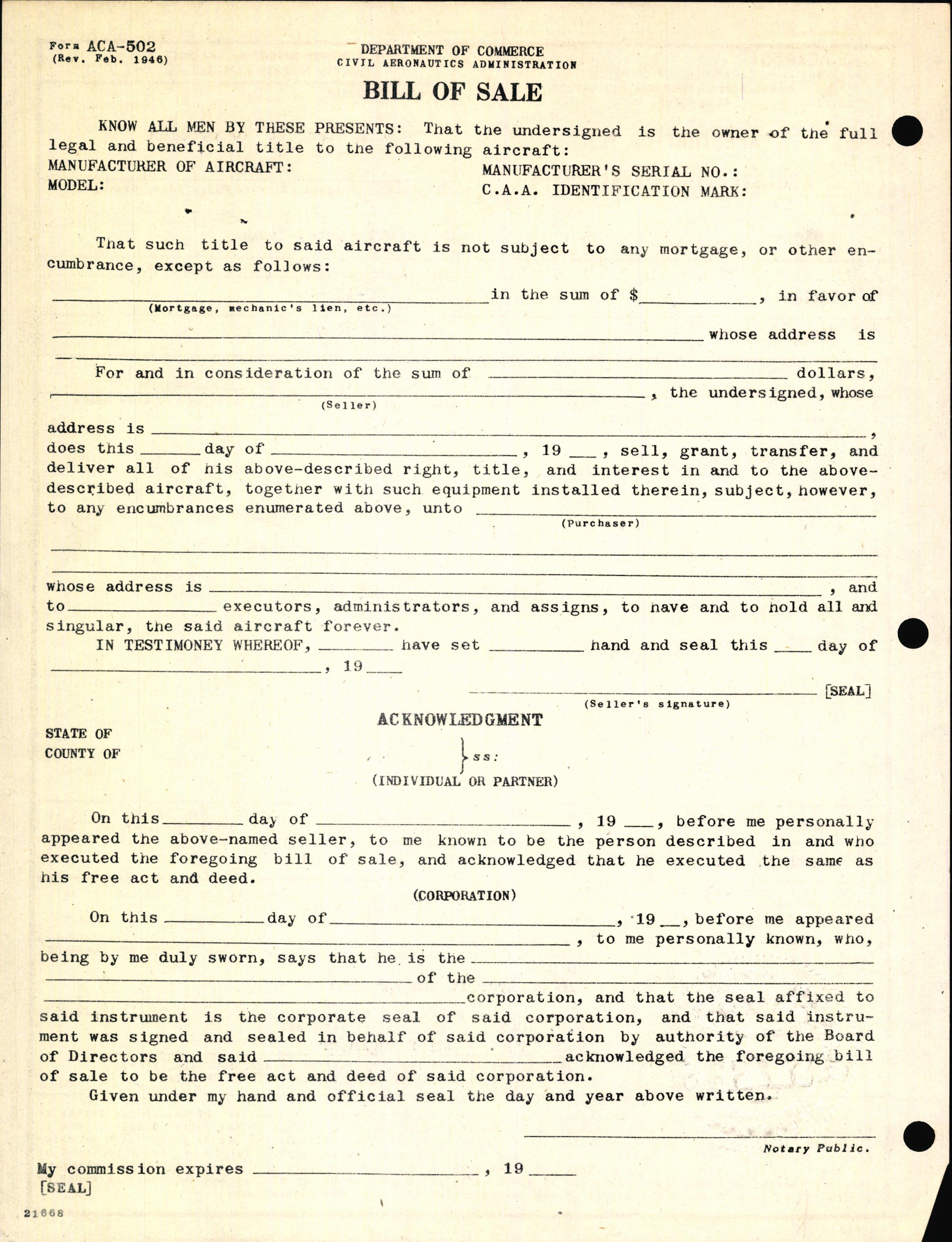 Sample page 2 from AirCorps Library document: Technical Information for Serial Number 2072