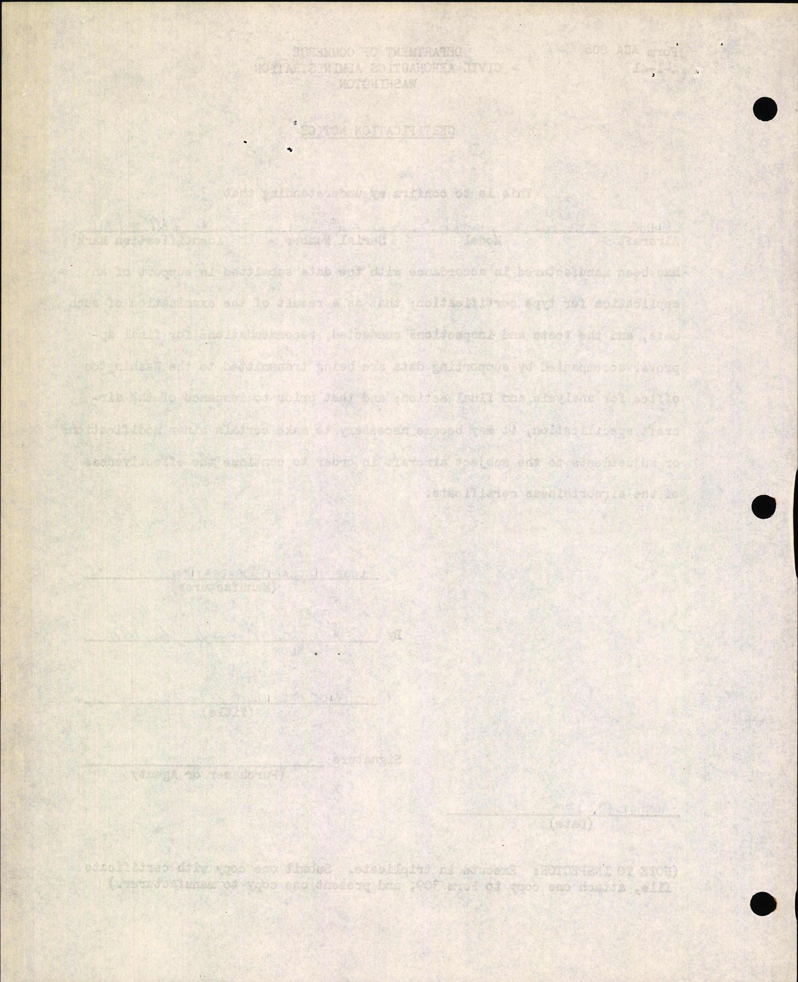 Sample page 4 from AirCorps Library document: Technical Information for Serial Number 2075