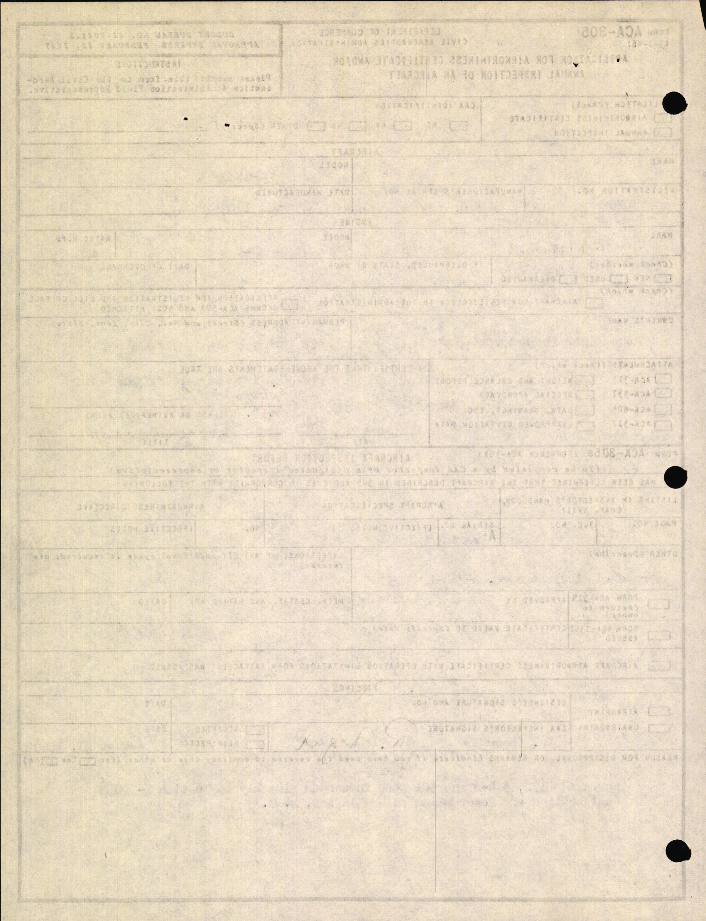 Sample page 2 from AirCorps Library document: Technical Information for Serial Number 2076