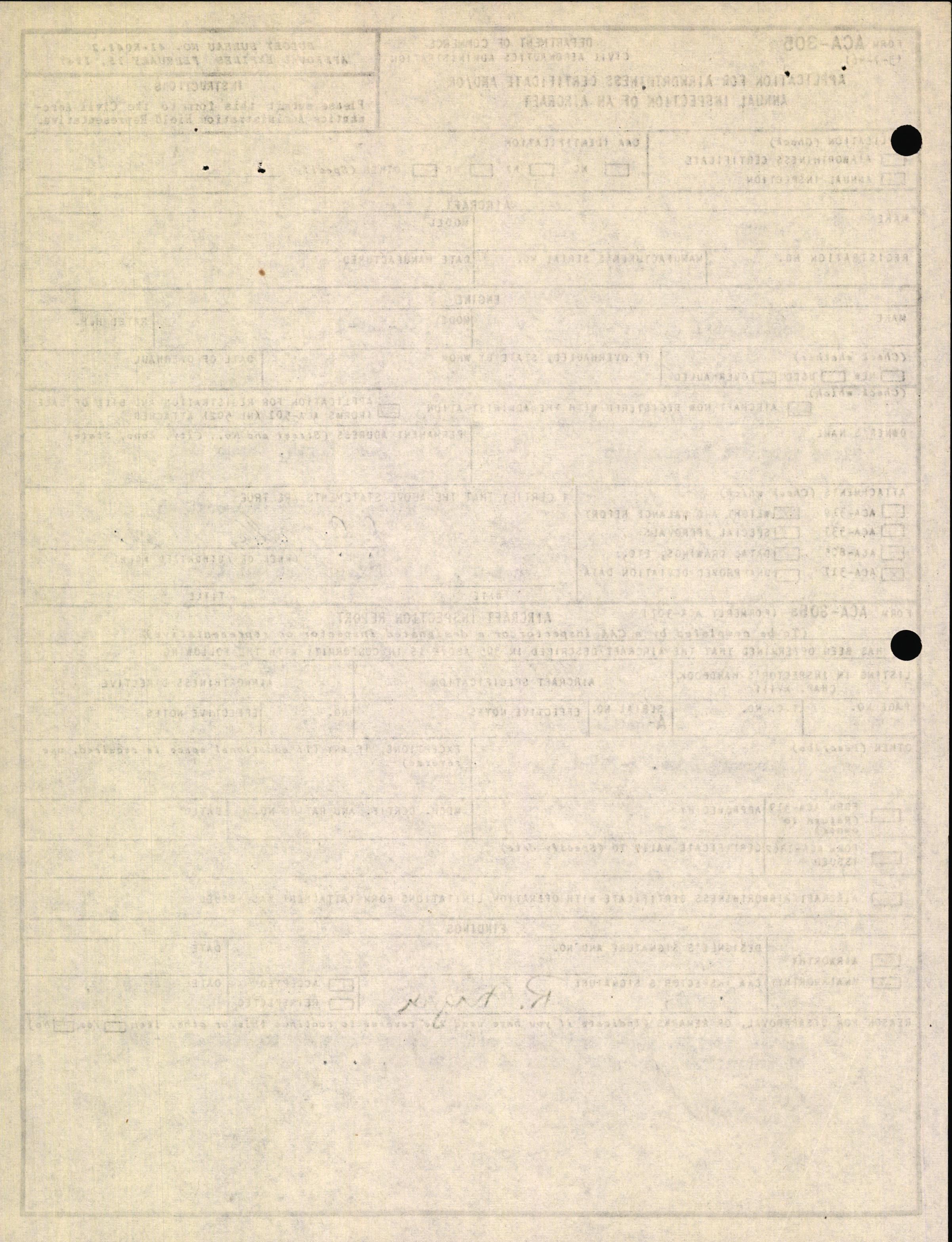 Sample page 2 from AirCorps Library document: Technical Information for Serial Number 2077