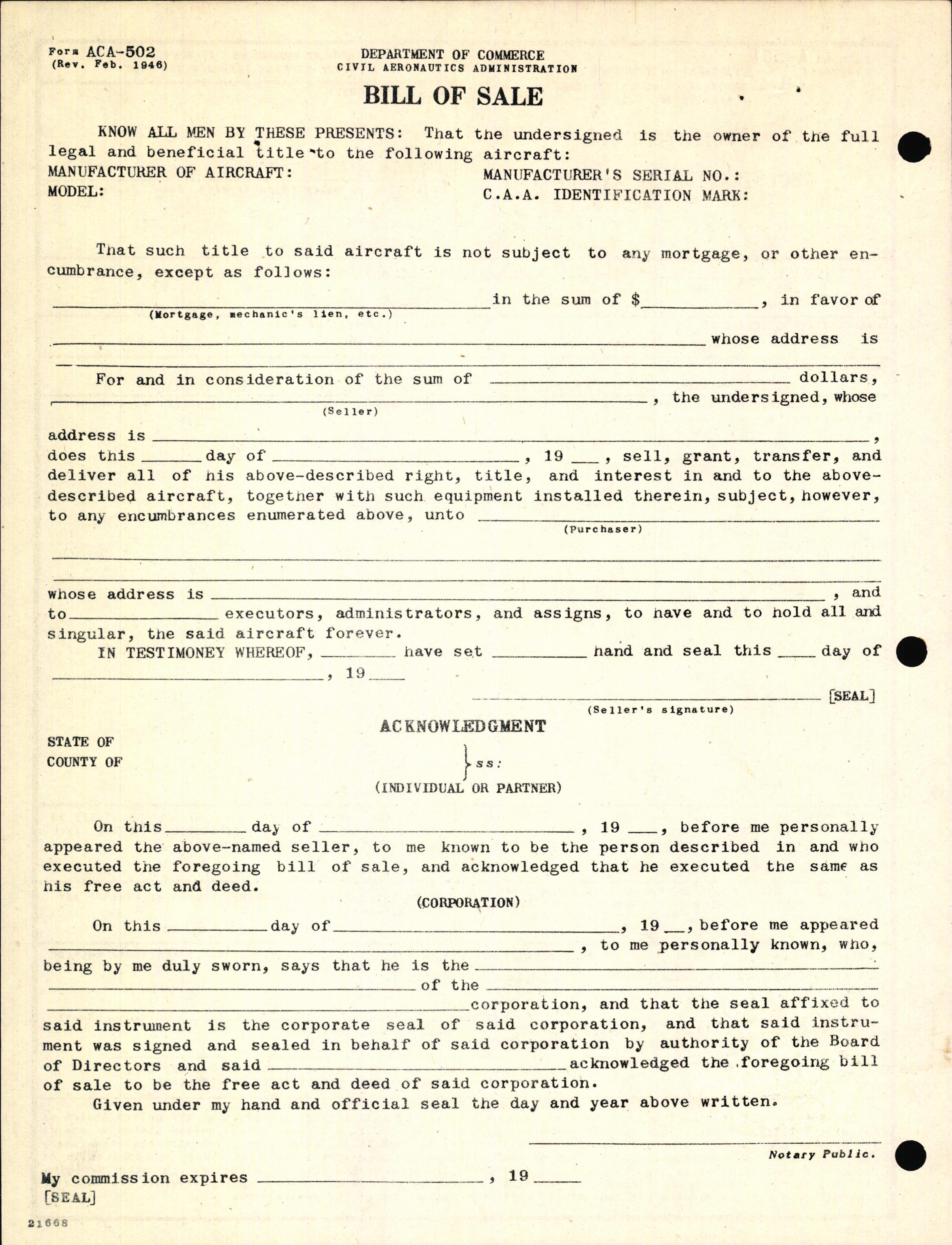 Sample page 2 from AirCorps Library document: Technical Information for Serial Number 2078