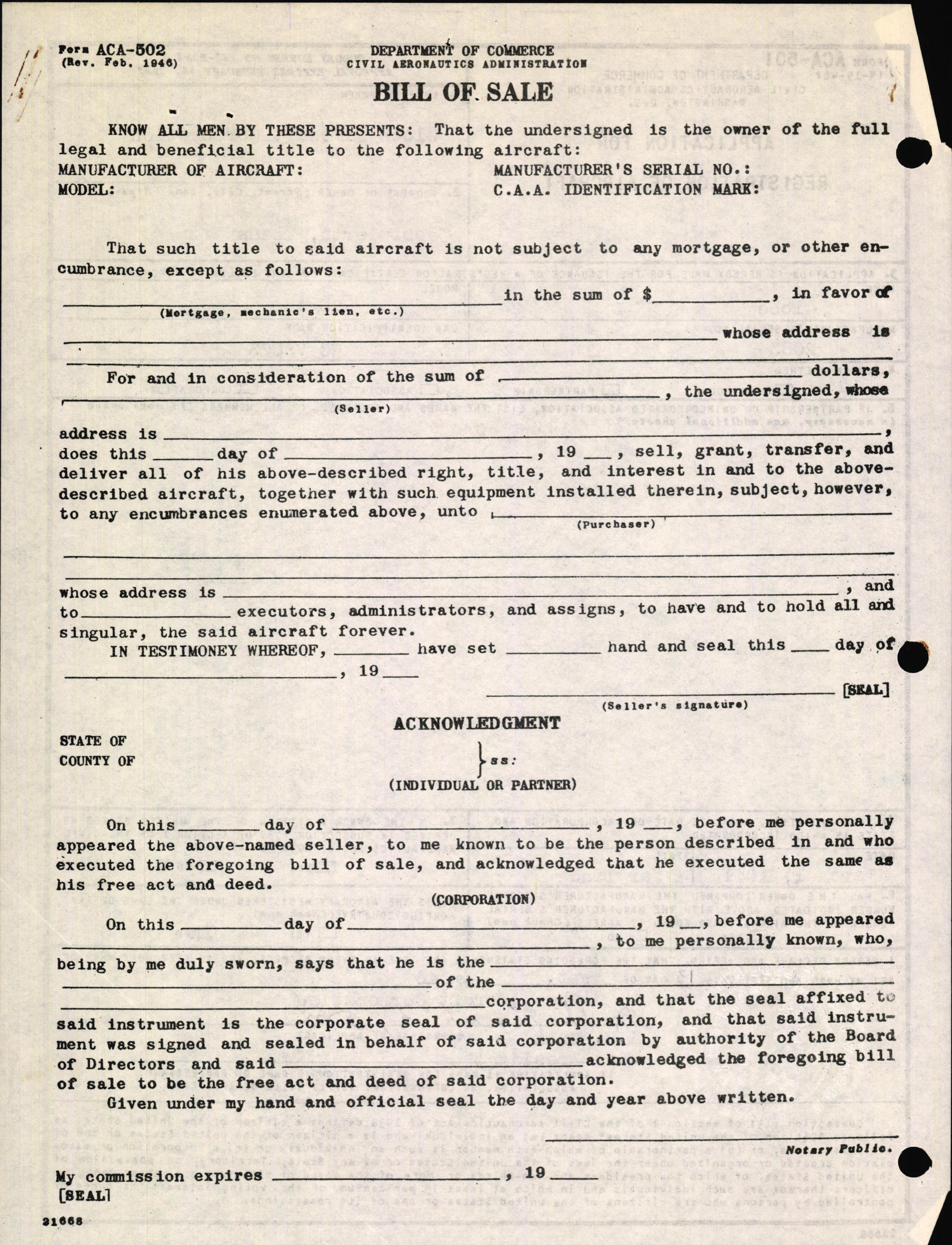 Sample page 2 from AirCorps Library document: Technical Information for Serial Number 2083