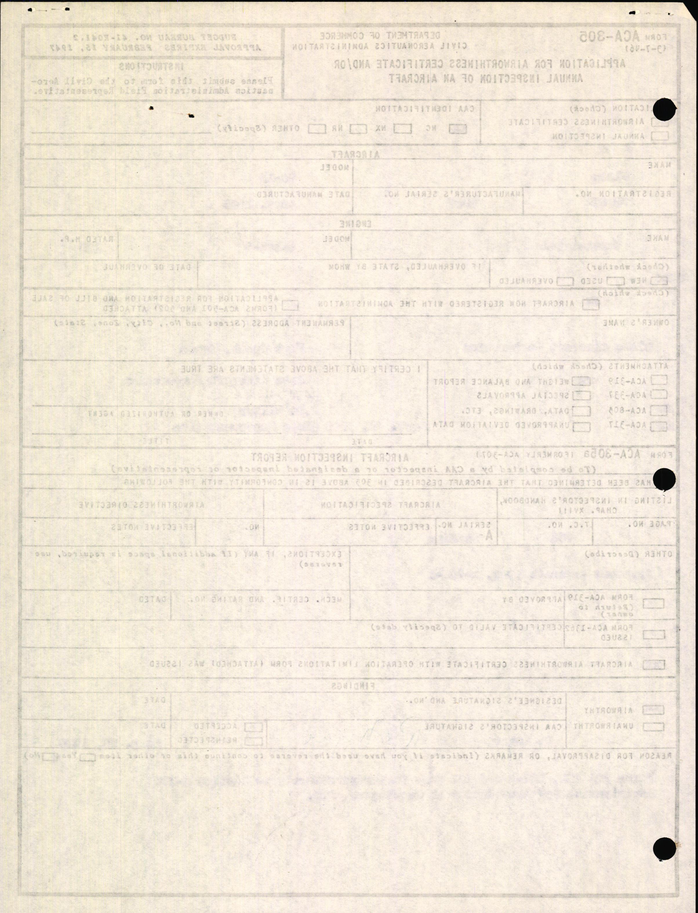 Sample page 2 from AirCorps Library document: Technical Information for Serial Number 2087