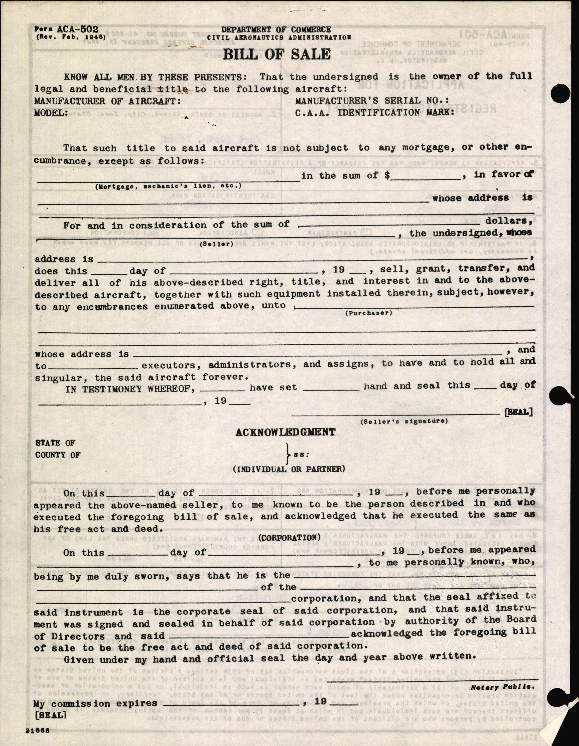 Sample page 2 from AirCorps Library document: Technical Information for Serial Number 2088
