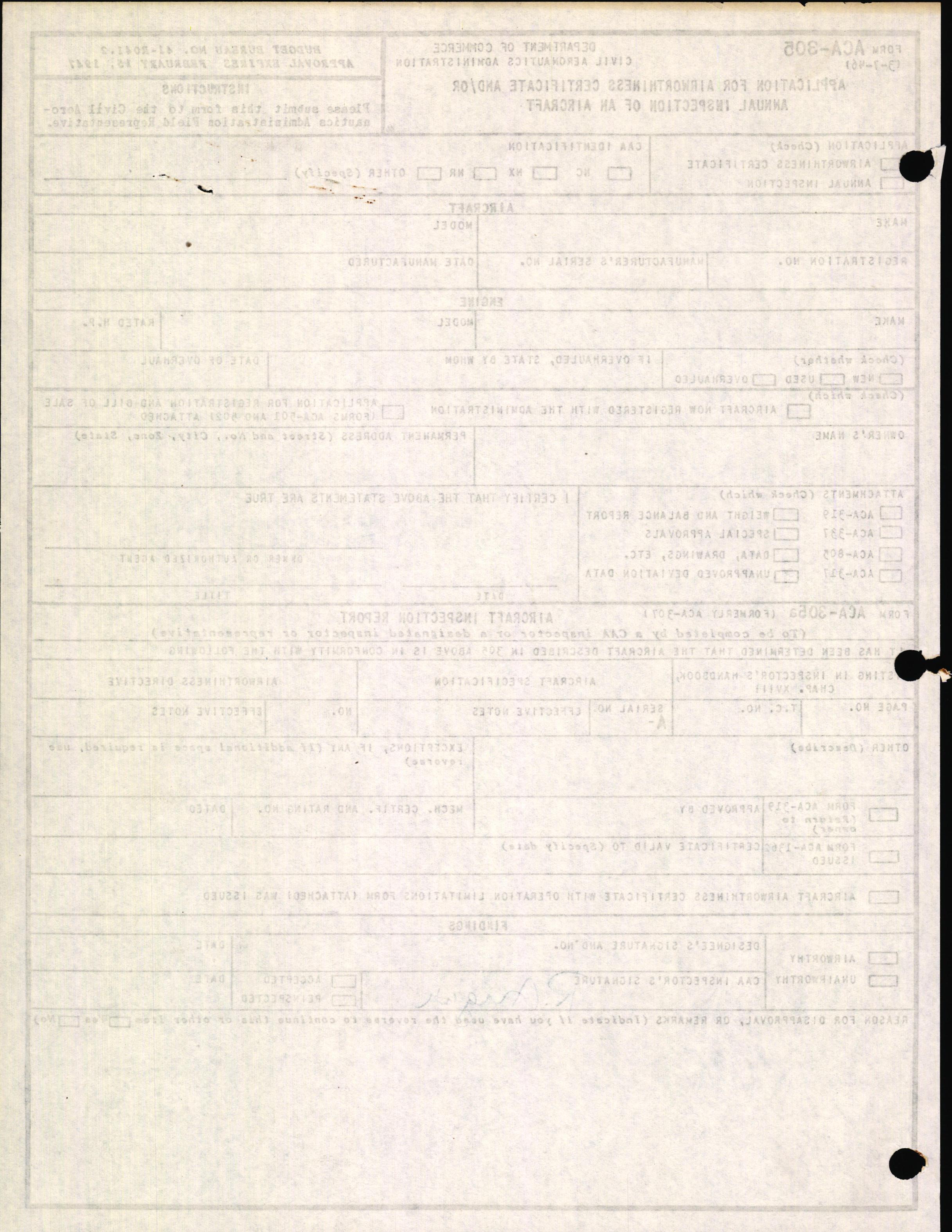 Sample page 2 from AirCorps Library document: Technical Information for Serial Number 2096