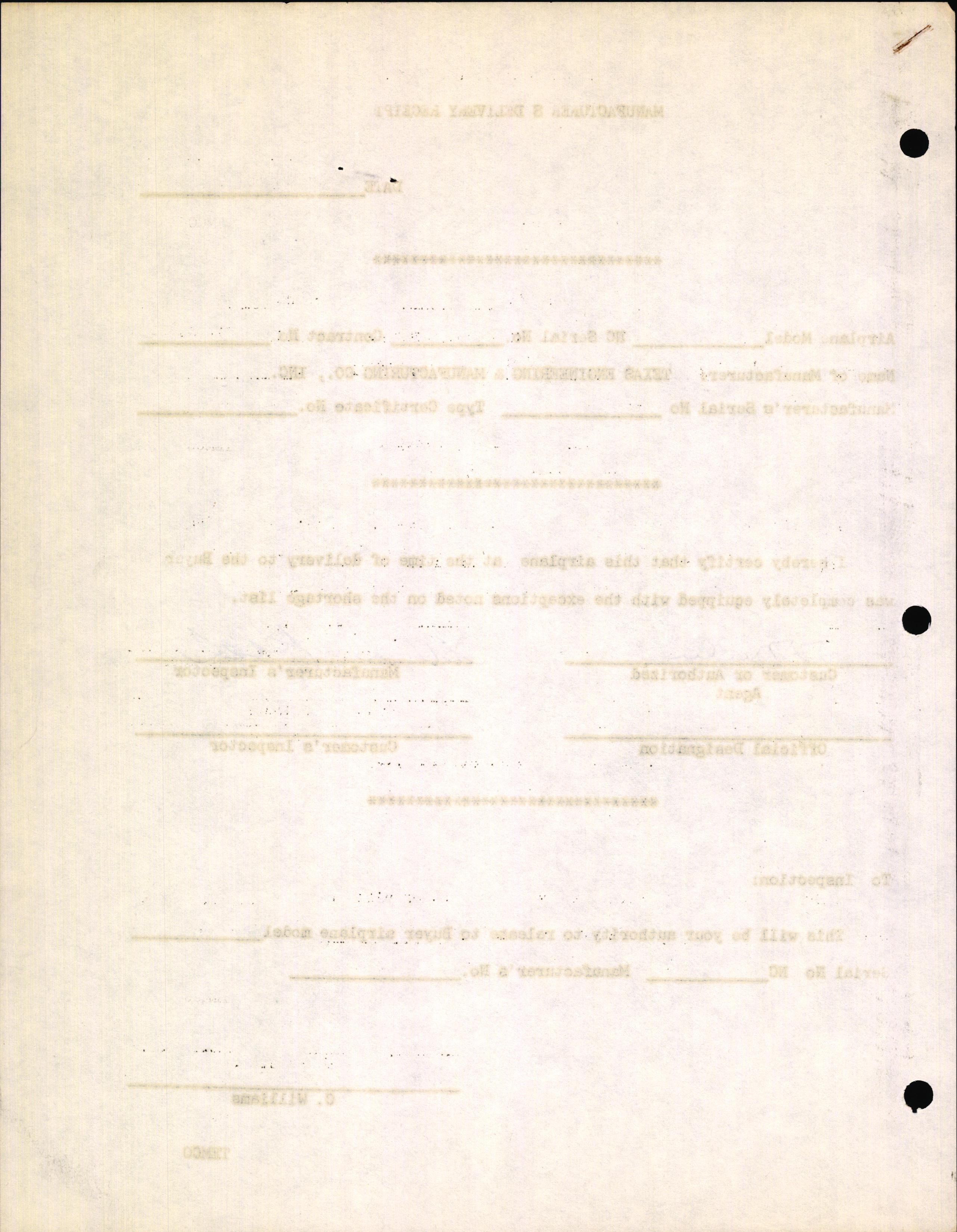 Sample page 4 from AirCorps Library document: Technical Information for Serial Number 2097