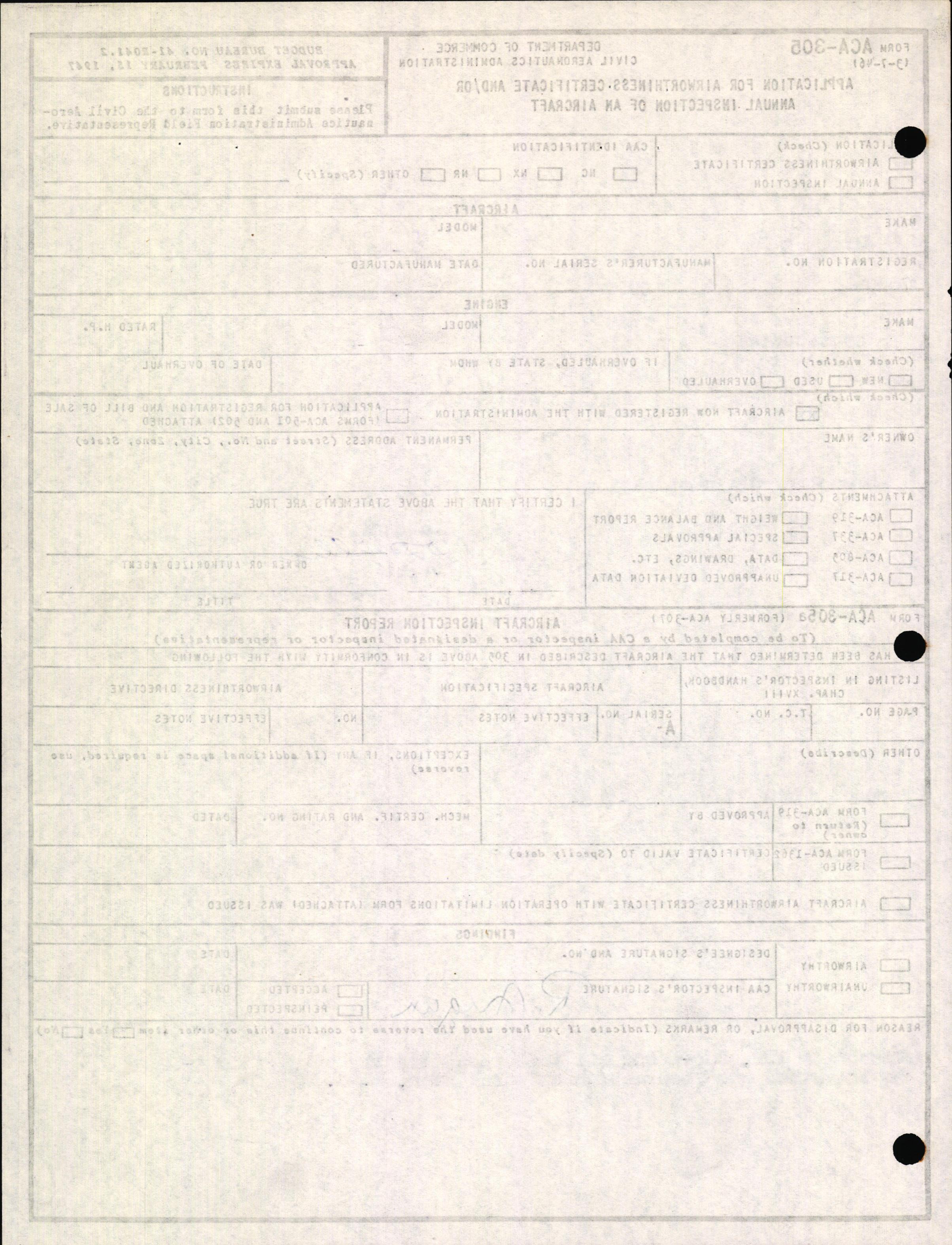 Sample page 2 from AirCorps Library document: Technical Information for Serial Number 2099