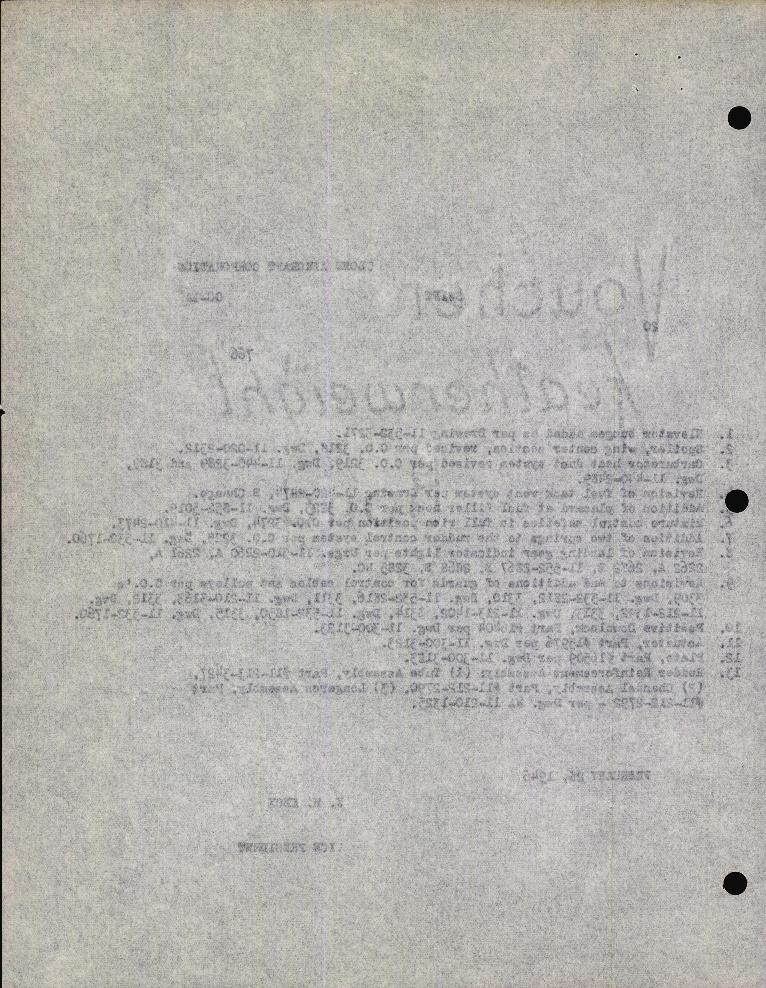 Sample page 6 from AirCorps Library document: Technical Information for Serial Number 20