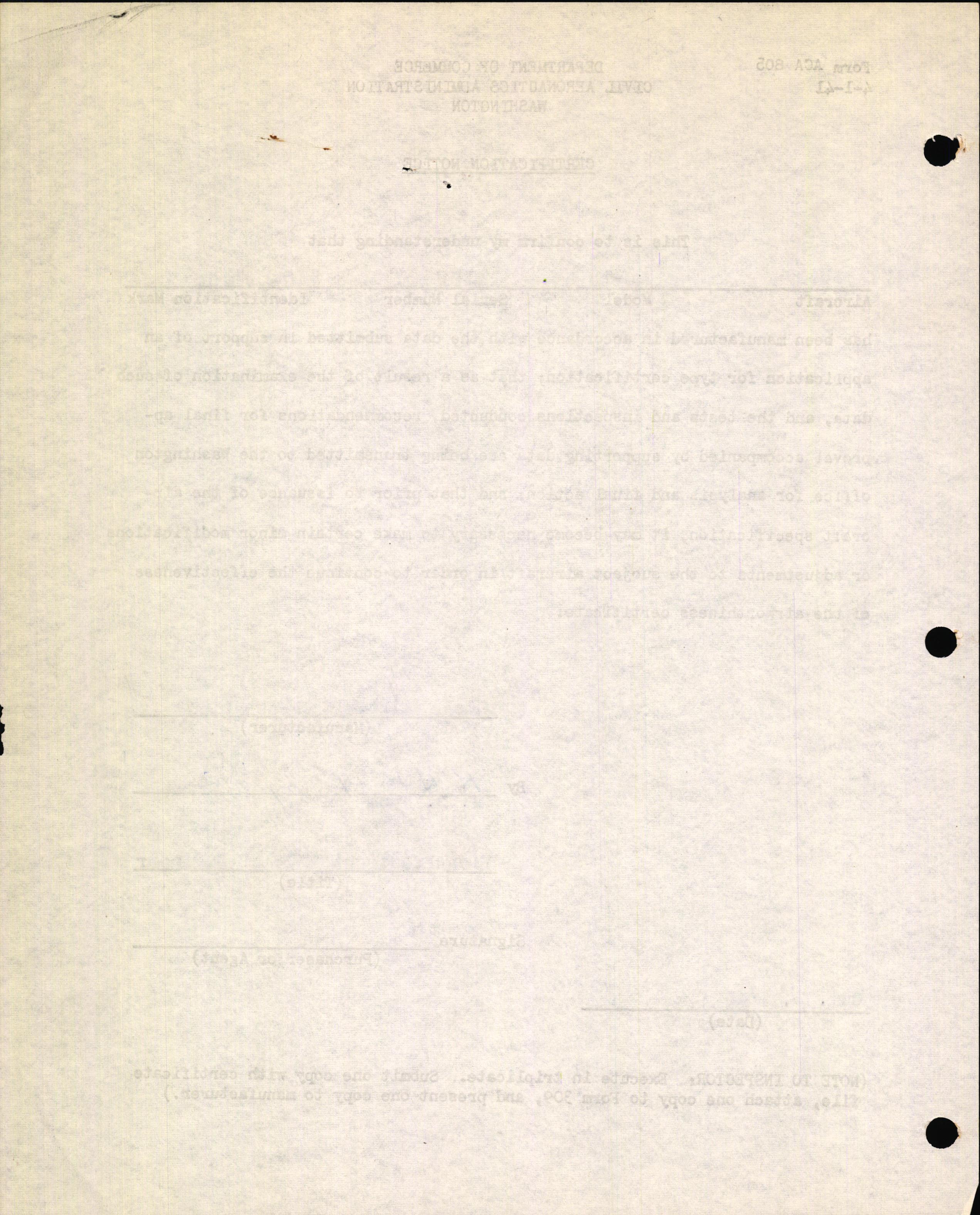 Sample page 2 from AirCorps Library document: Technical Information for Serial Number 2101