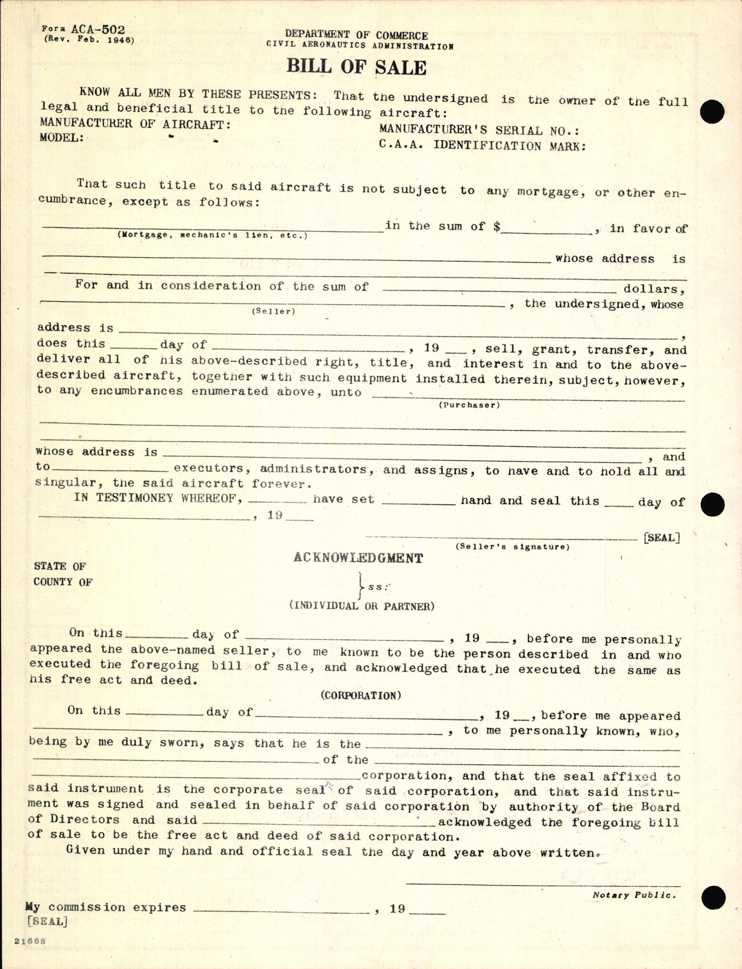 Sample page 4 from AirCorps Library document: Technical Information for Serial Number 2110
