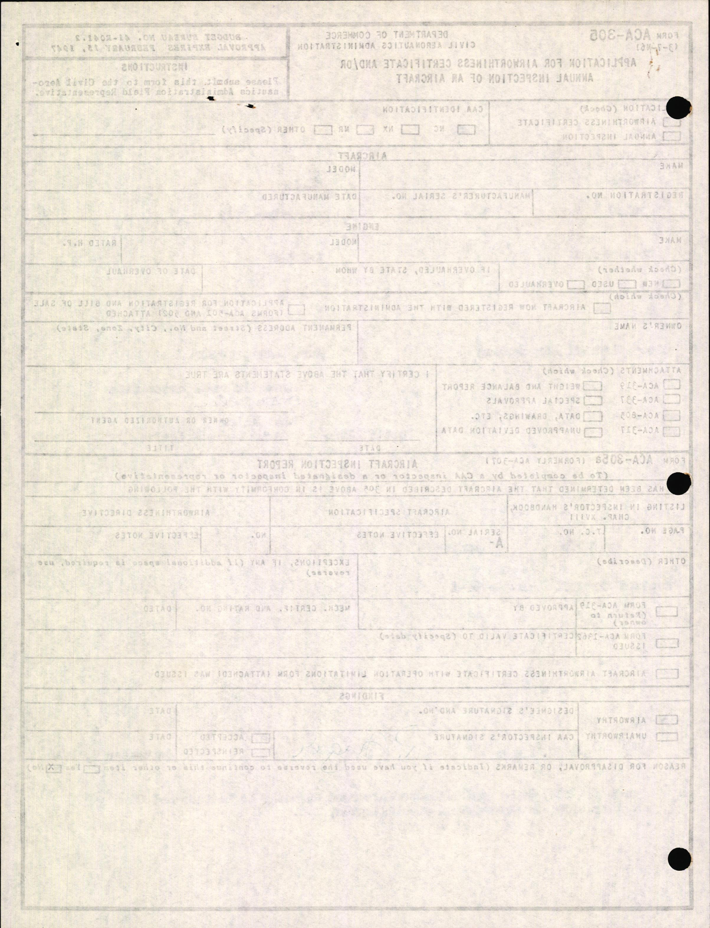 Sample page 2 from AirCorps Library document: Technical Information for Serial Number 2119