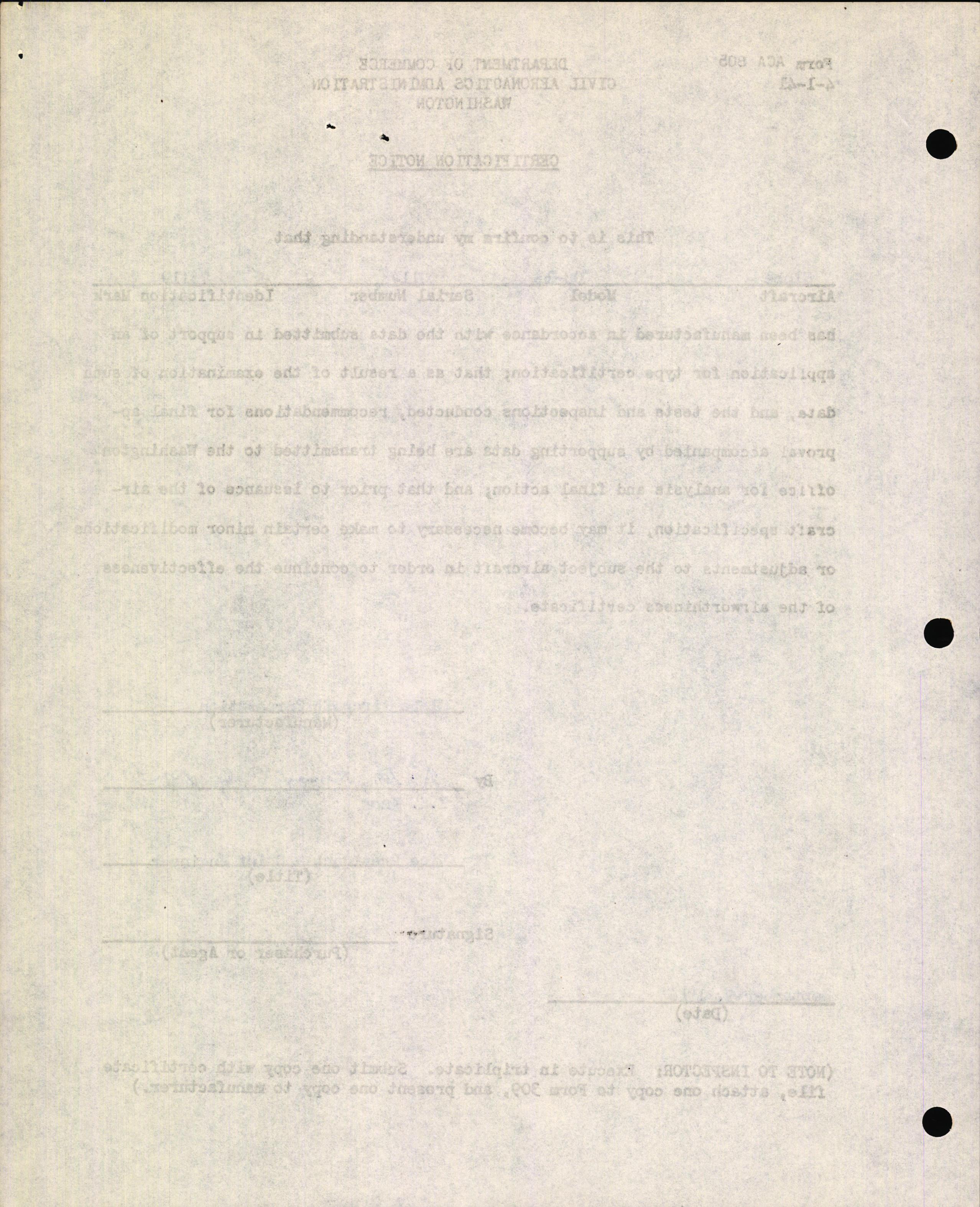 Sample page 4 from AirCorps Library document: Technical Information for Serial Number 2119