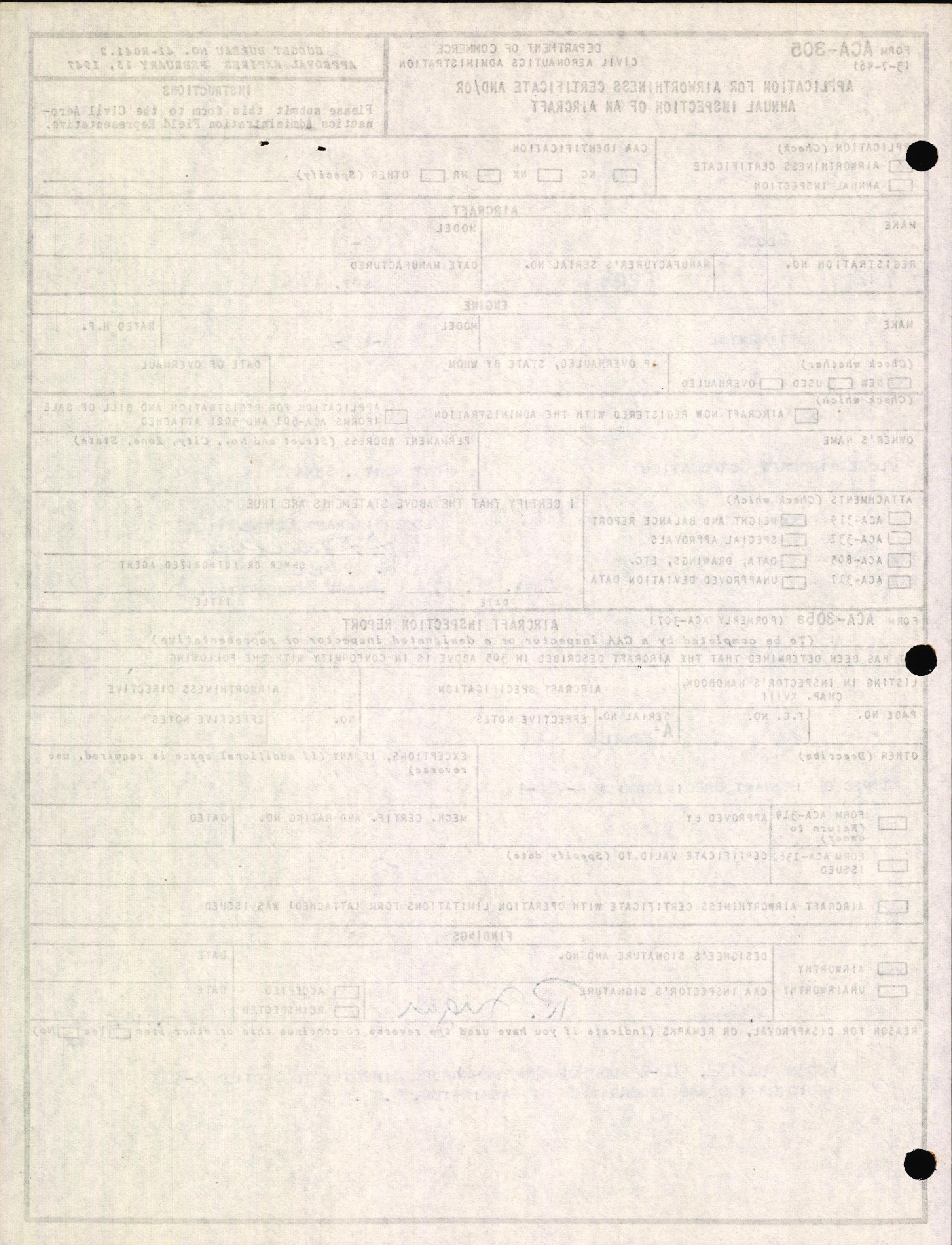 Sample page 4 from AirCorps Library document: Technical Information for Serial Number 2124