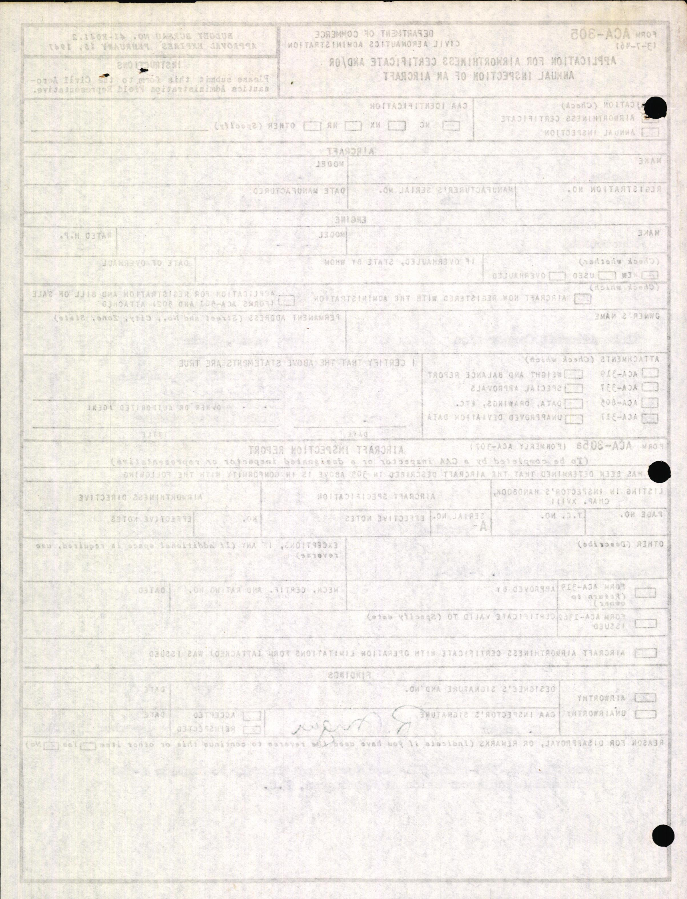 Sample page 2 from AirCorps Library document: Technical Information for Serial Number 2126