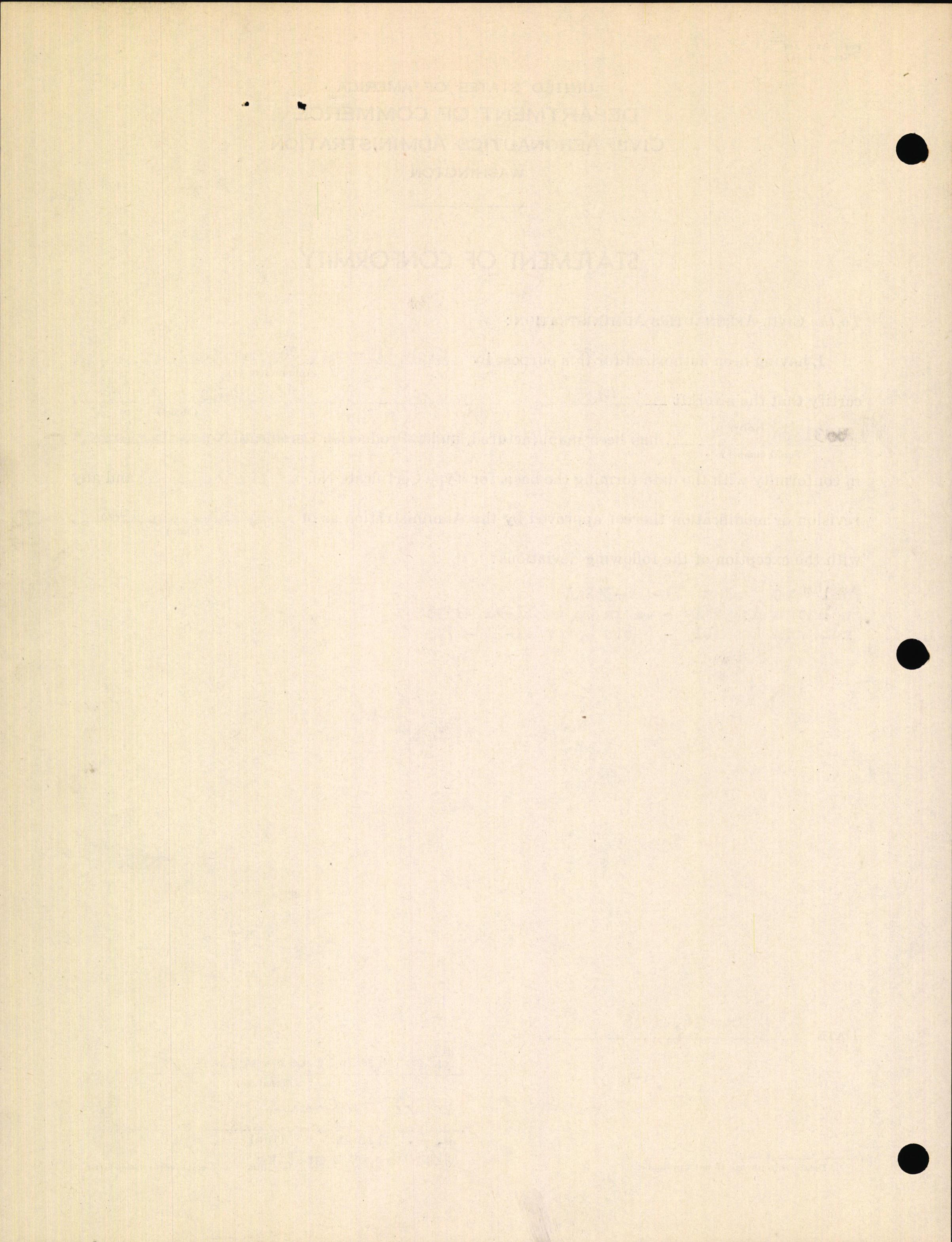Sample page 2 from AirCorps Library document: Technical Information for Serial Number 2133