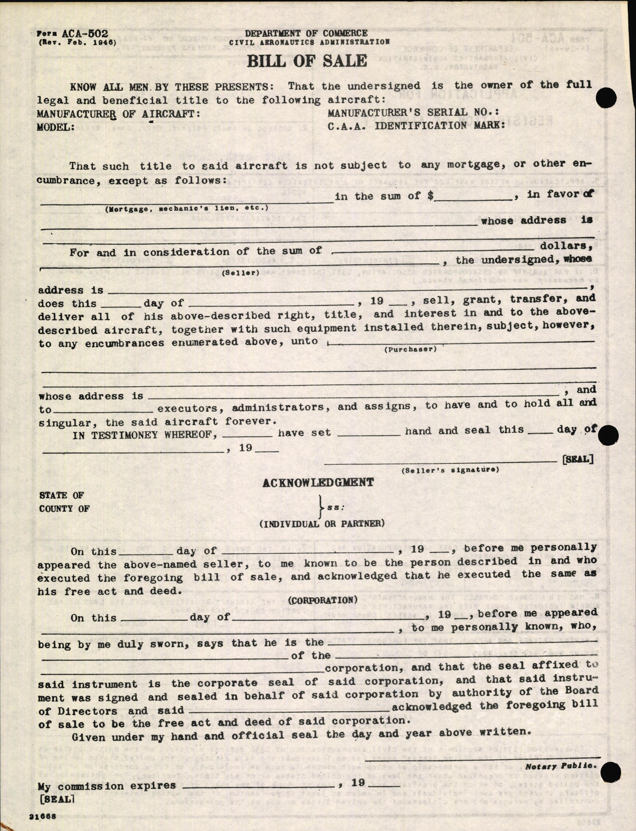 Sample page 4 from AirCorps Library document: Technical Information for Serial Number 2143