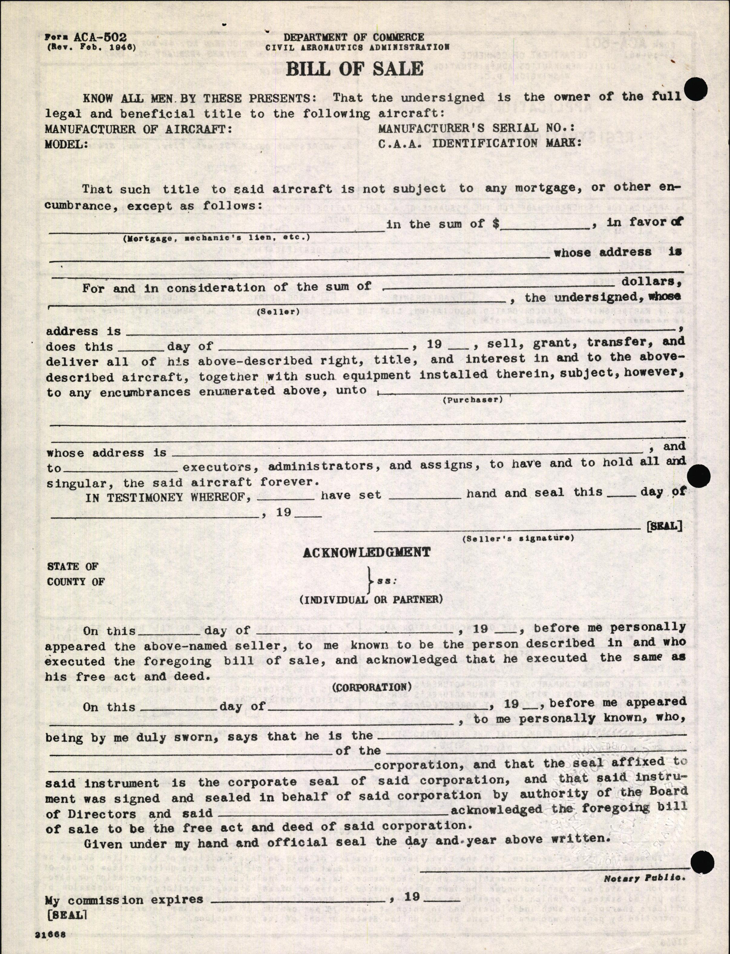 Sample page 2 from AirCorps Library document: Technical Information for Serial Number 2148
