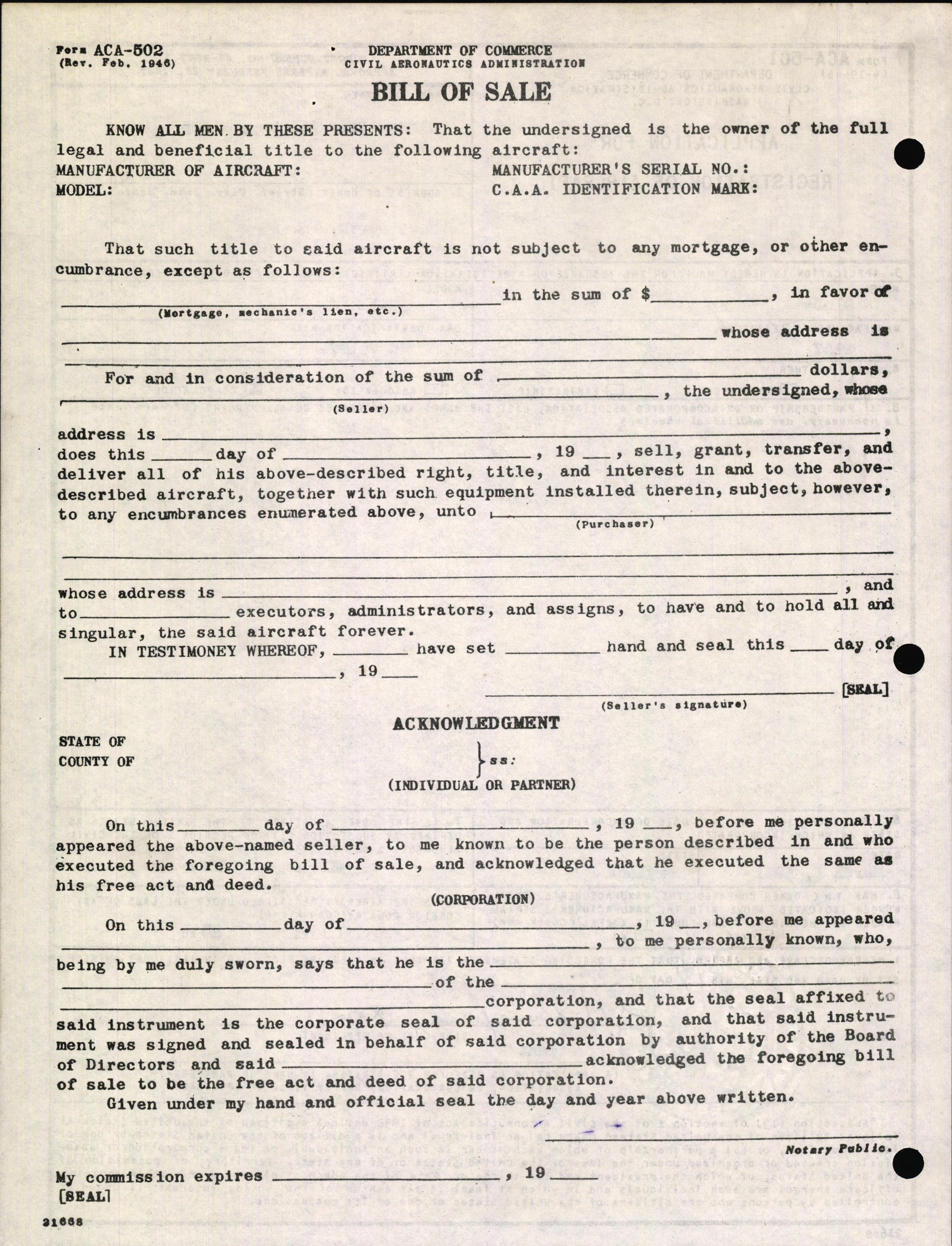 Sample page 4 from AirCorps Library document: Technical Information for Serial Number 2157