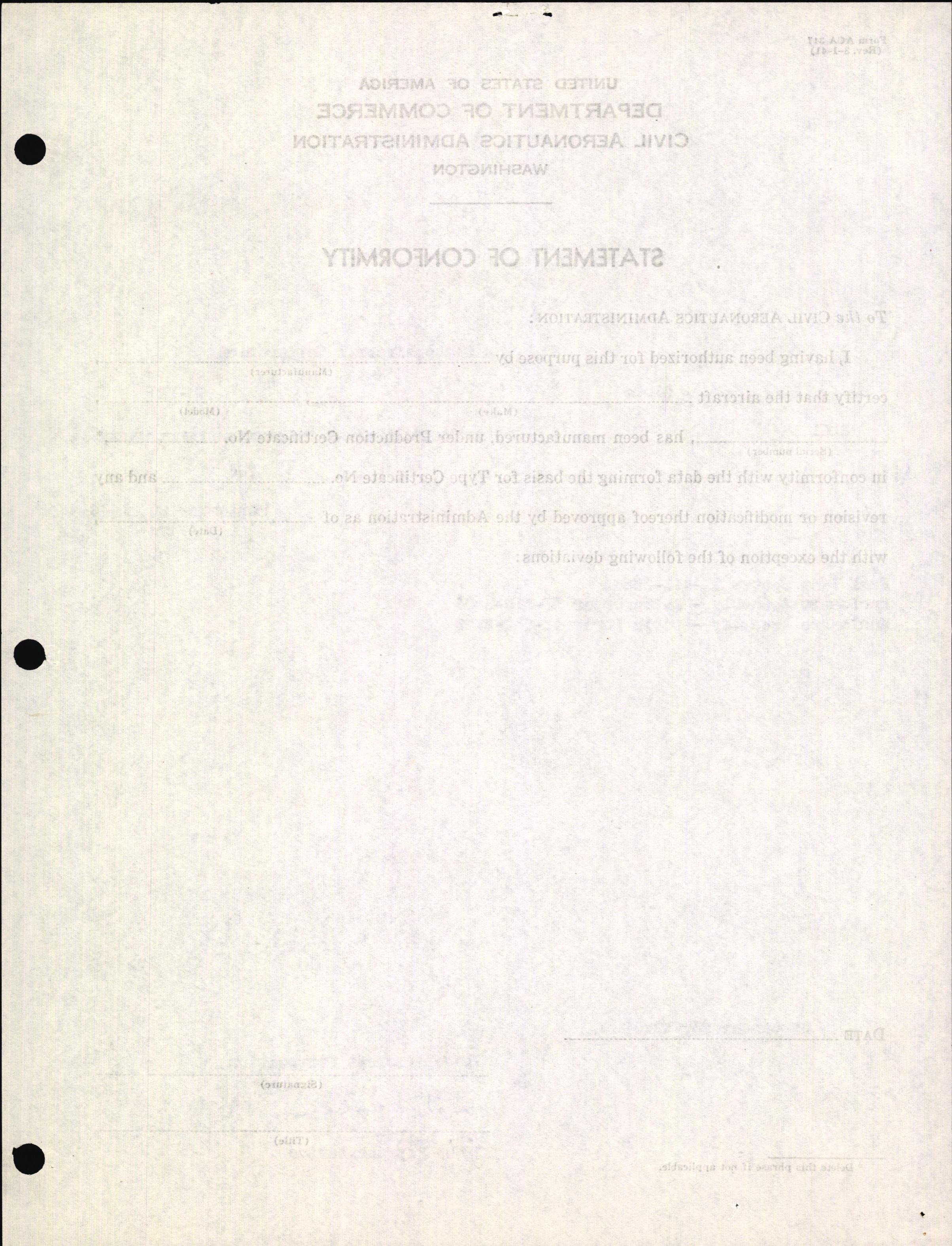 Sample page 4 from AirCorps Library document: Technical Information for Serial Number 2161