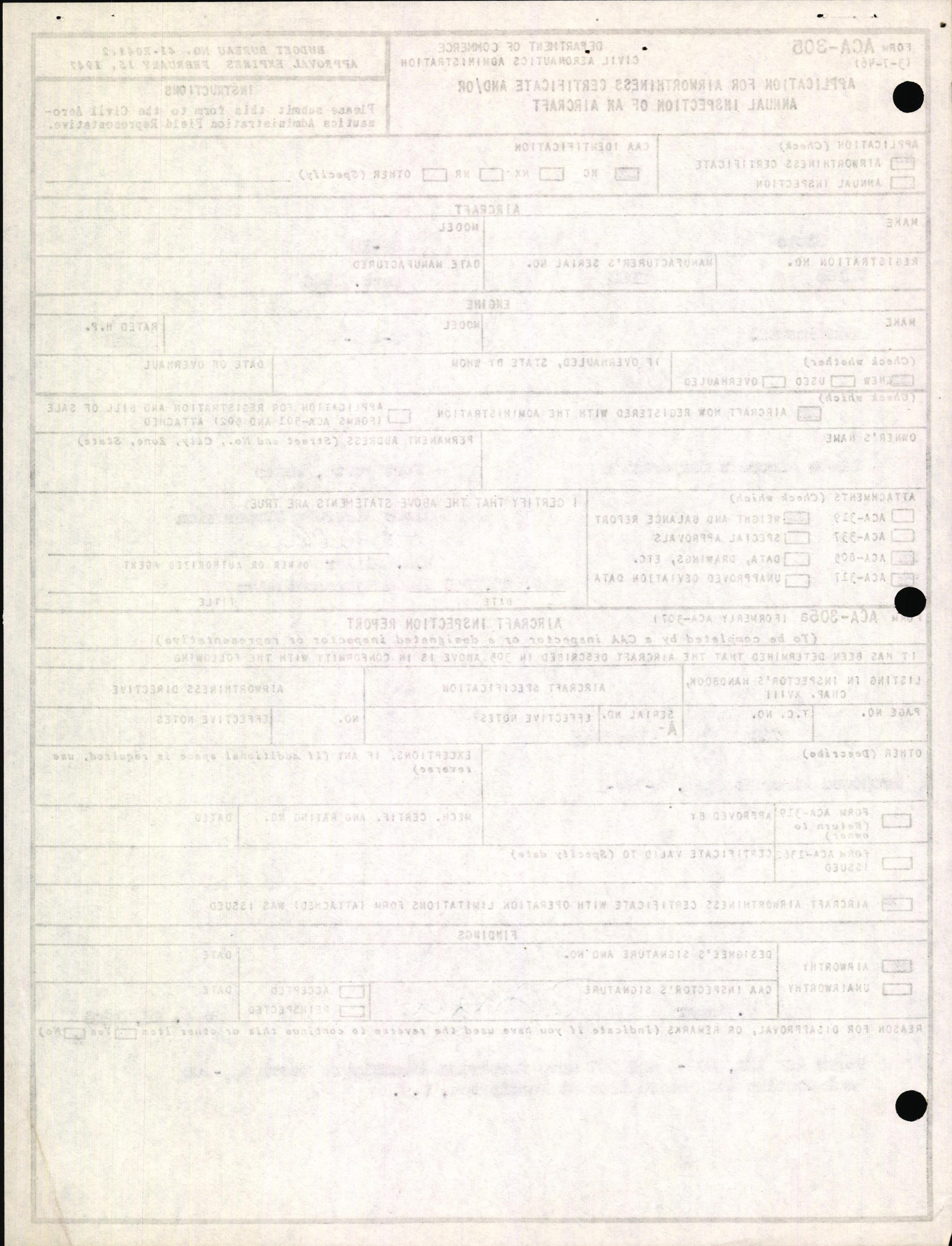 Sample page 4 from AirCorps Library document: Technical Information for Serial Number 2165