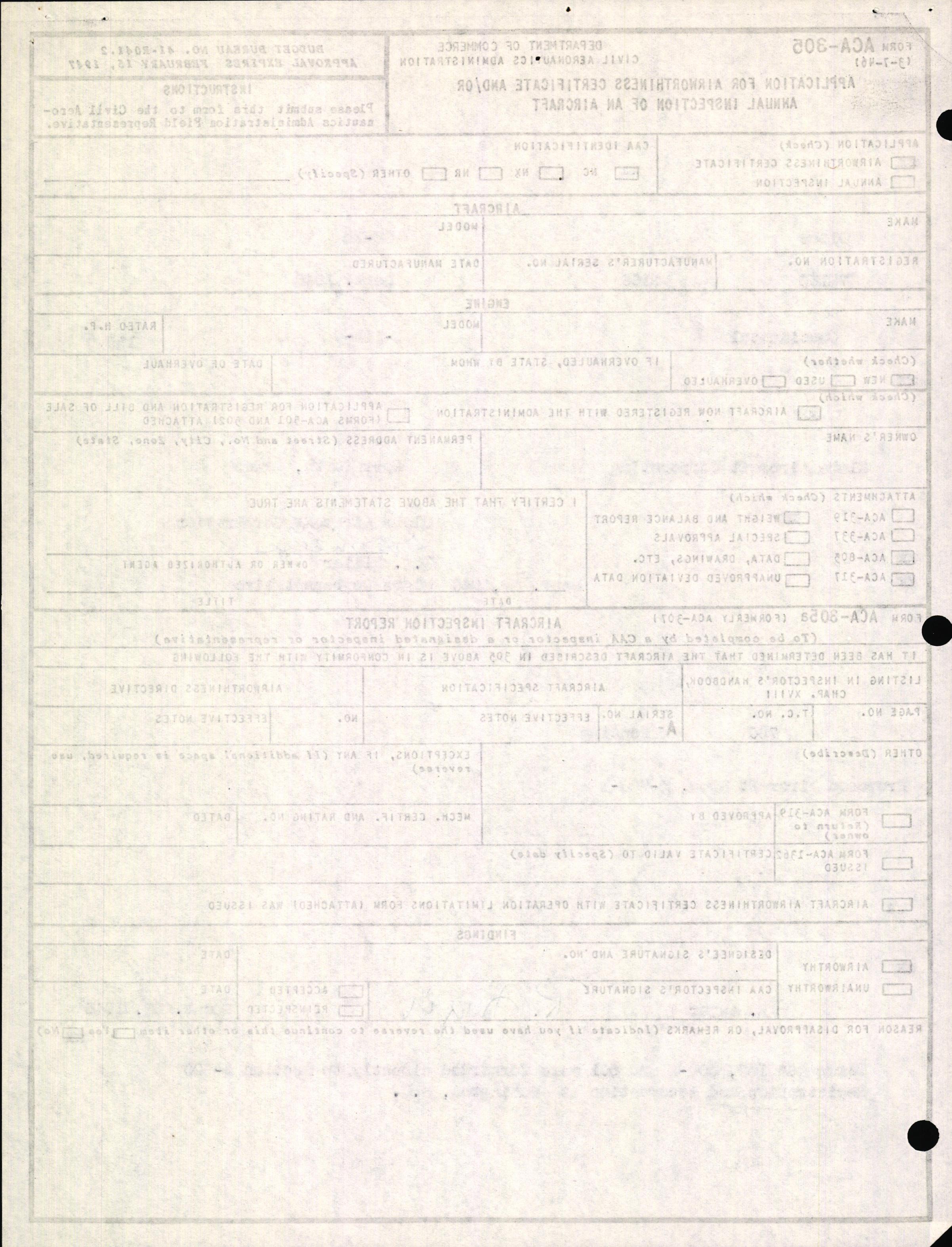 Sample page 4 from AirCorps Library document: Technical Information for Serial Number 2166