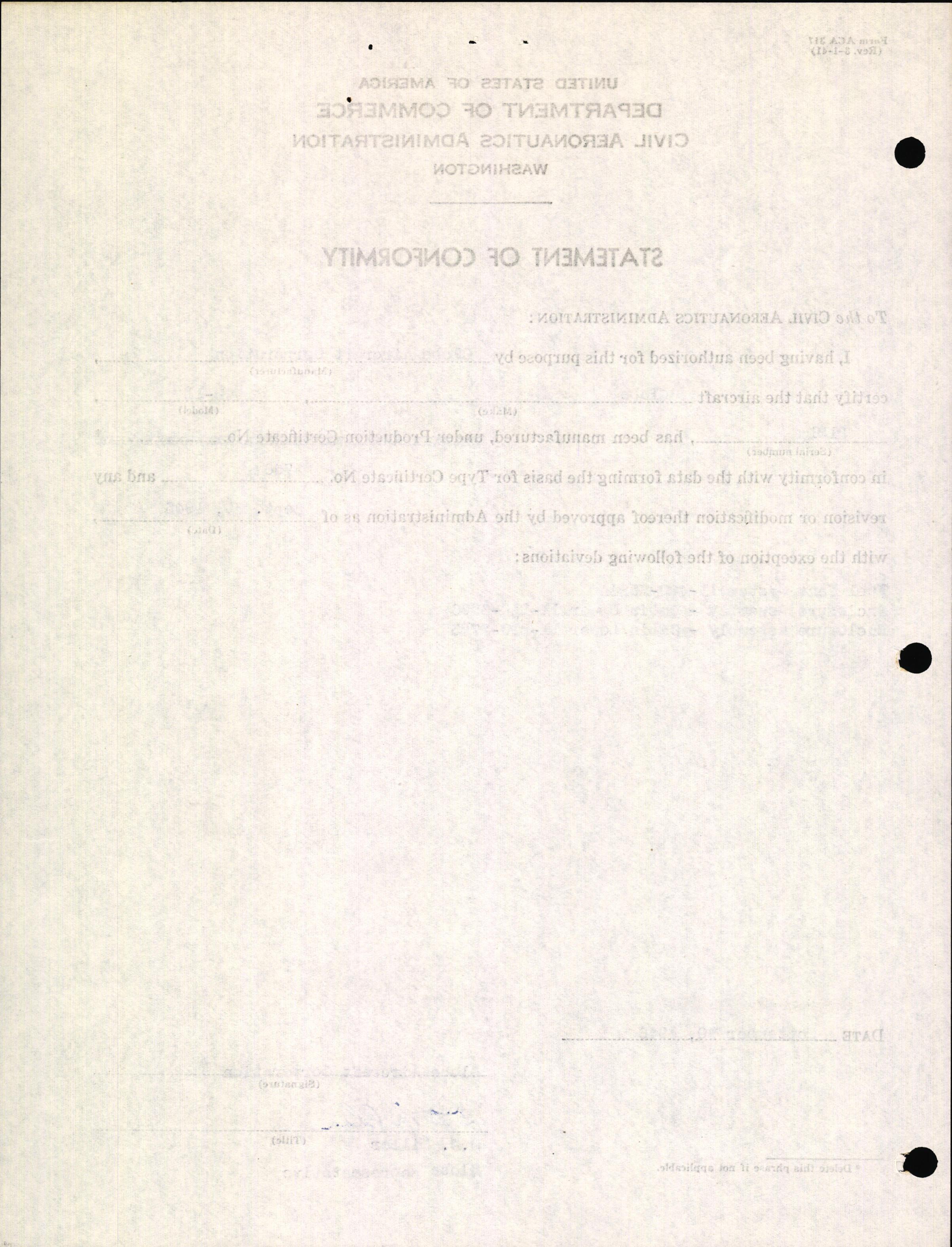 Sample page 4 from AirCorps Library document: Technical Information for Serial Number 2181