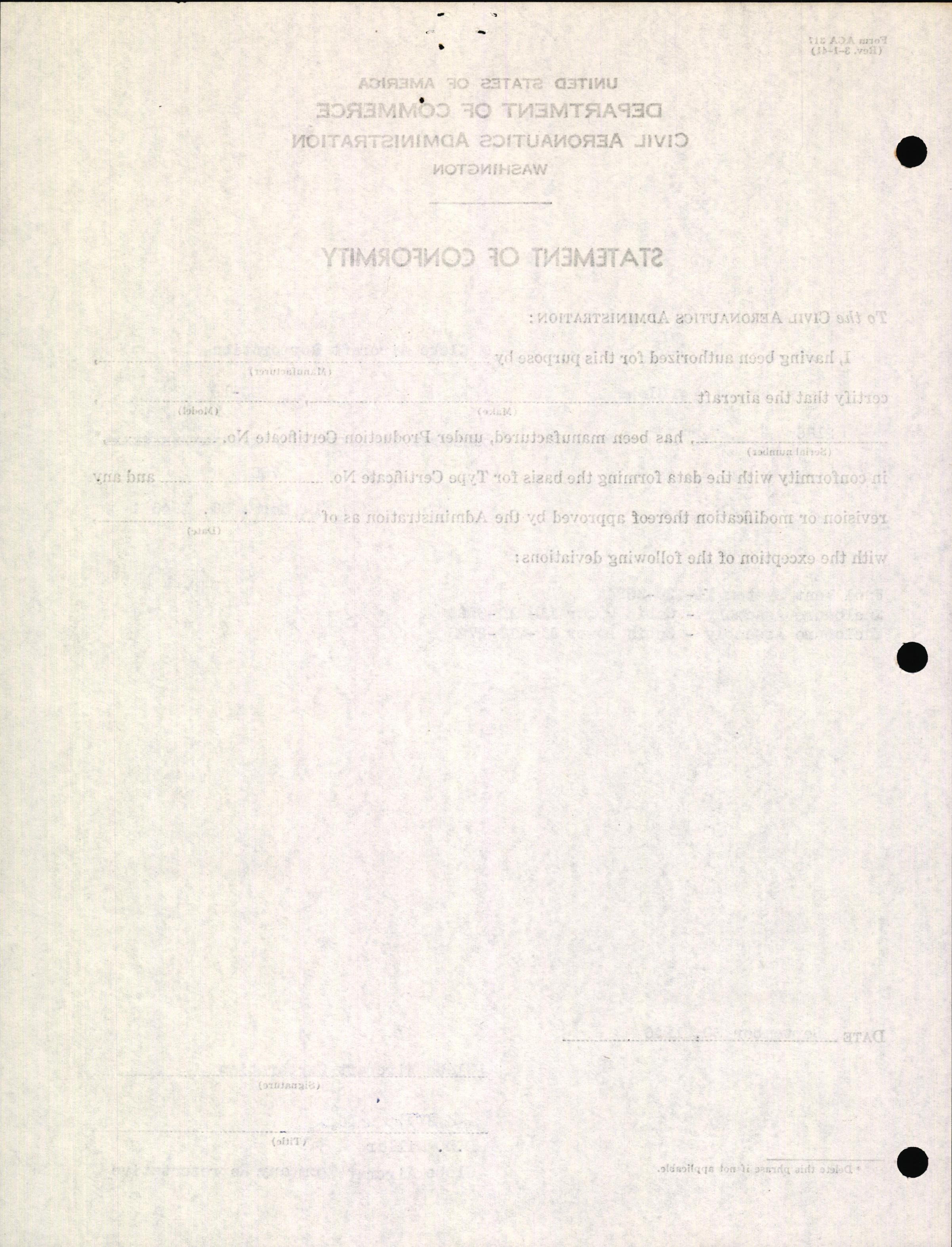 Sample page 4 from AirCorps Library document: Technical Information for Serial Number 2186